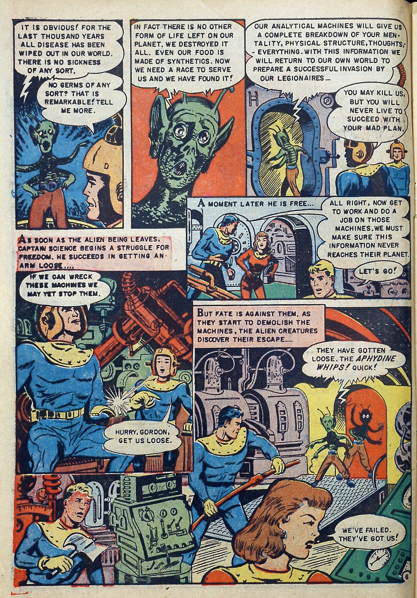 Read online Captain Science comic -  Issue #7 - 8