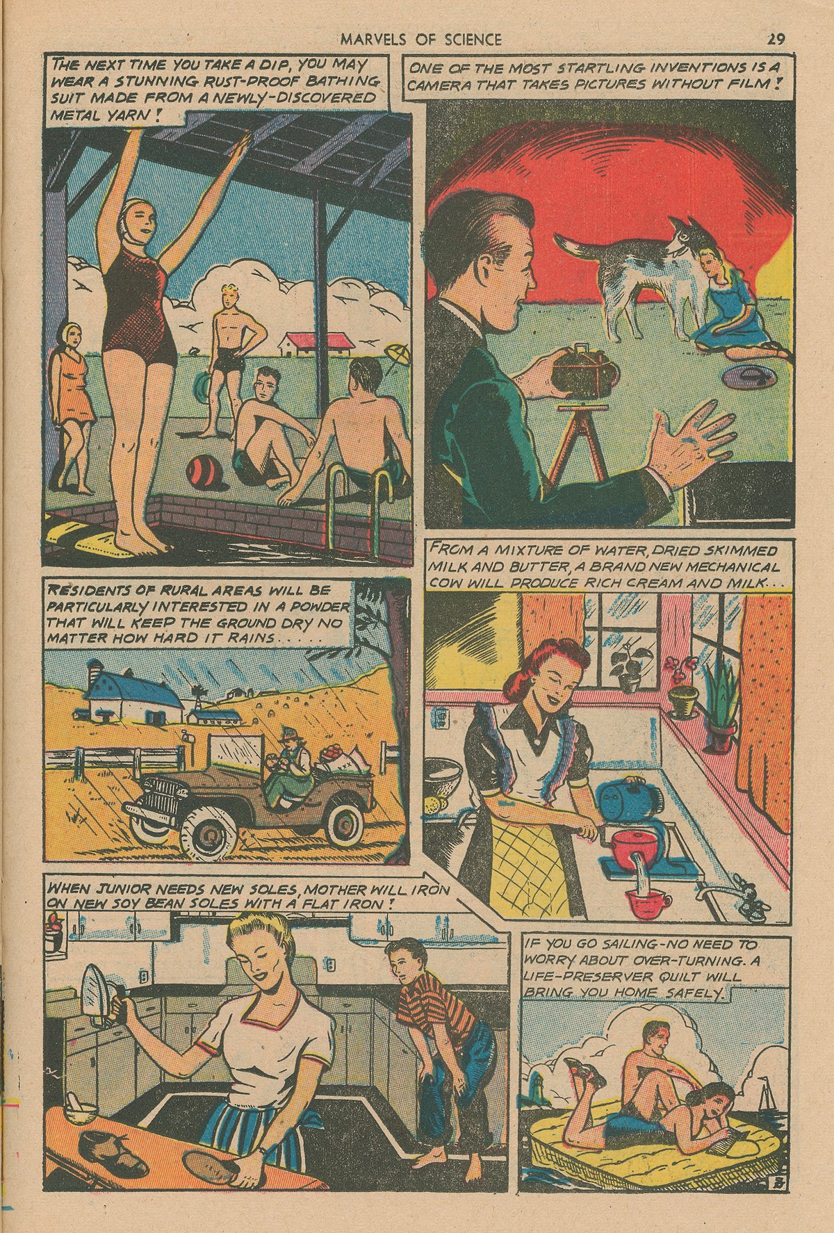 Read online Marvels Of Science comic -  Issue #1 - 31