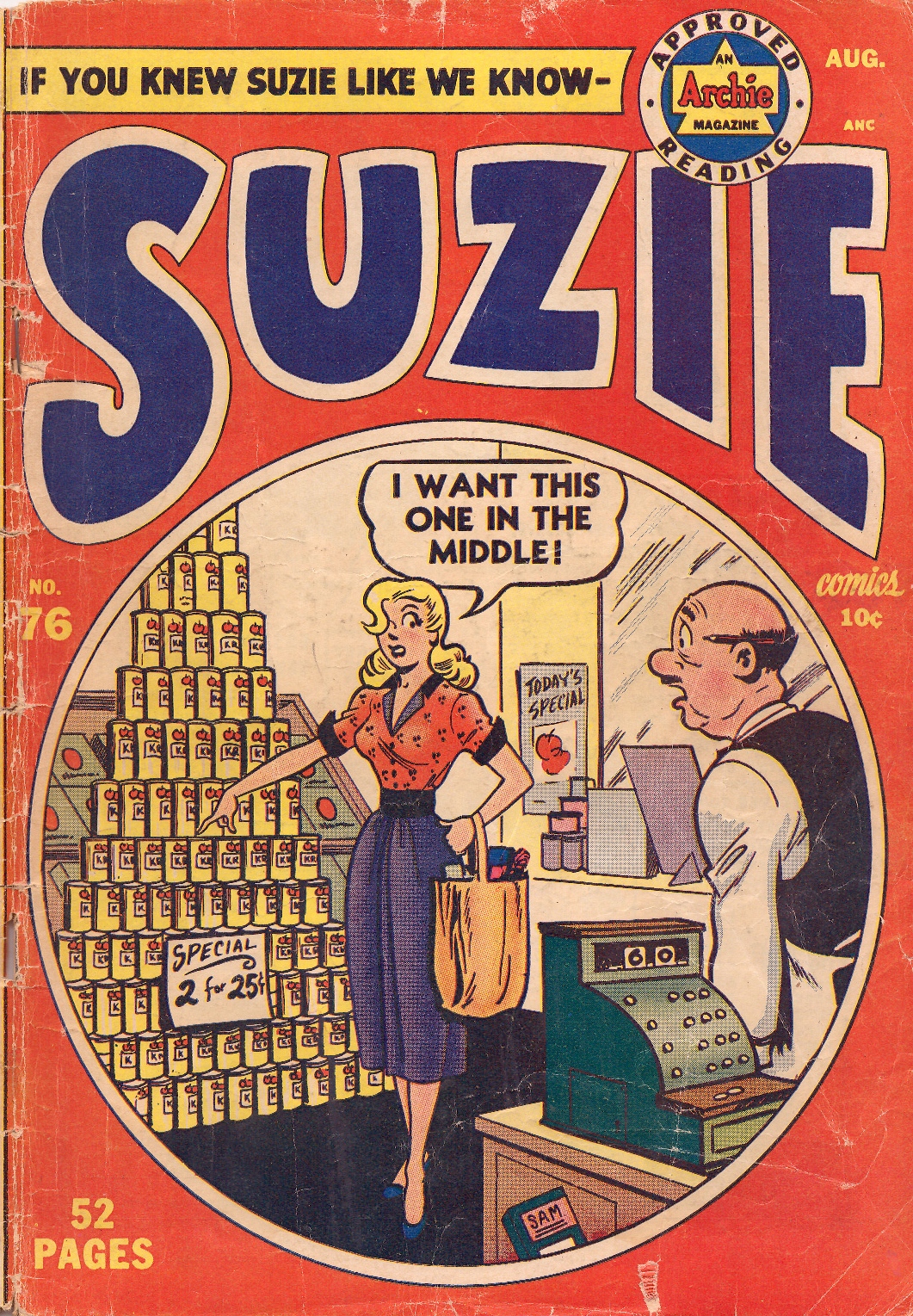 Read online Suzie Comics comic -  Issue #76 - 1