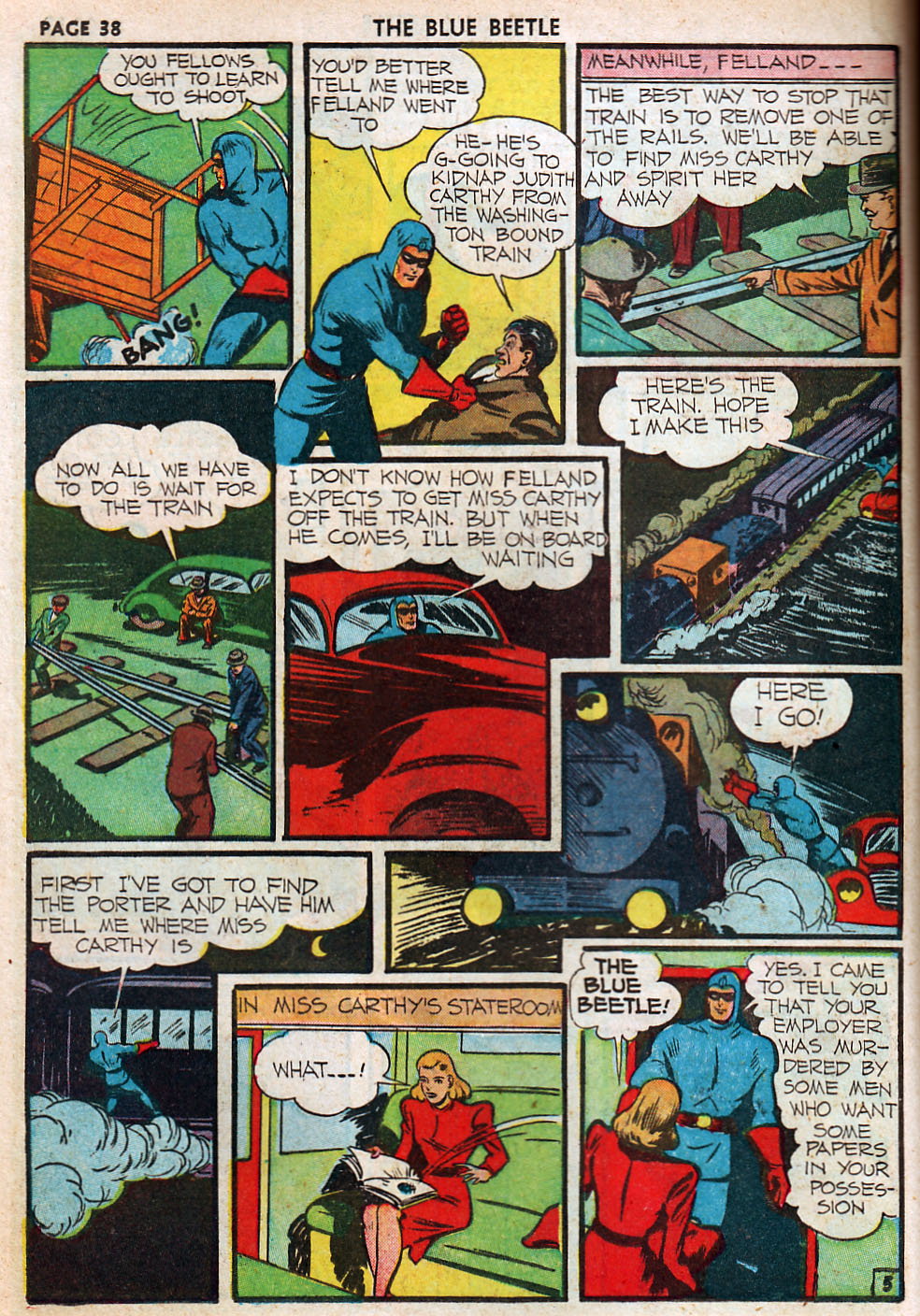 Read online The Blue Beetle comic -  Issue #11 - 40