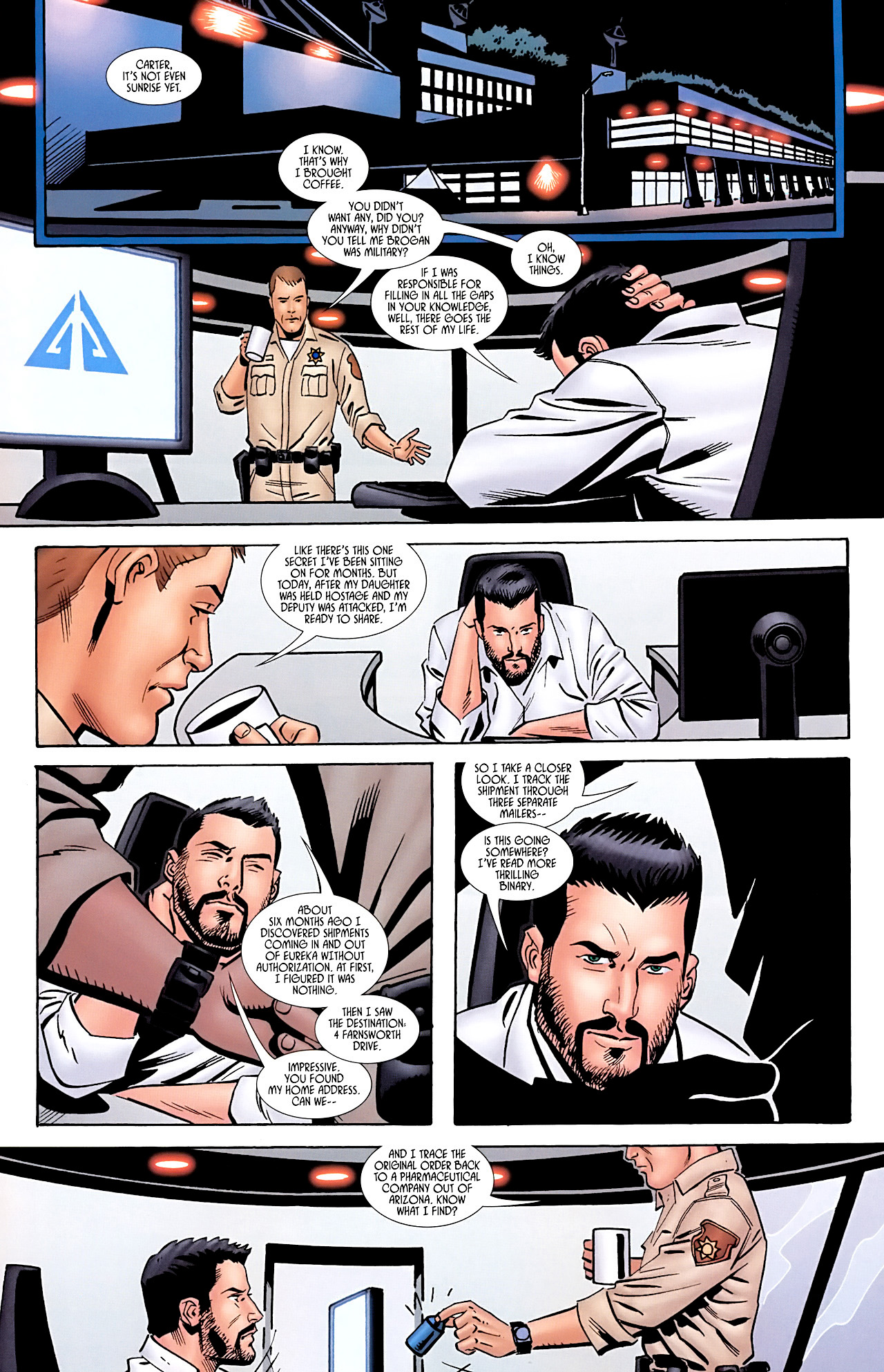 Read online Eureka comic -  Issue #2 - 10