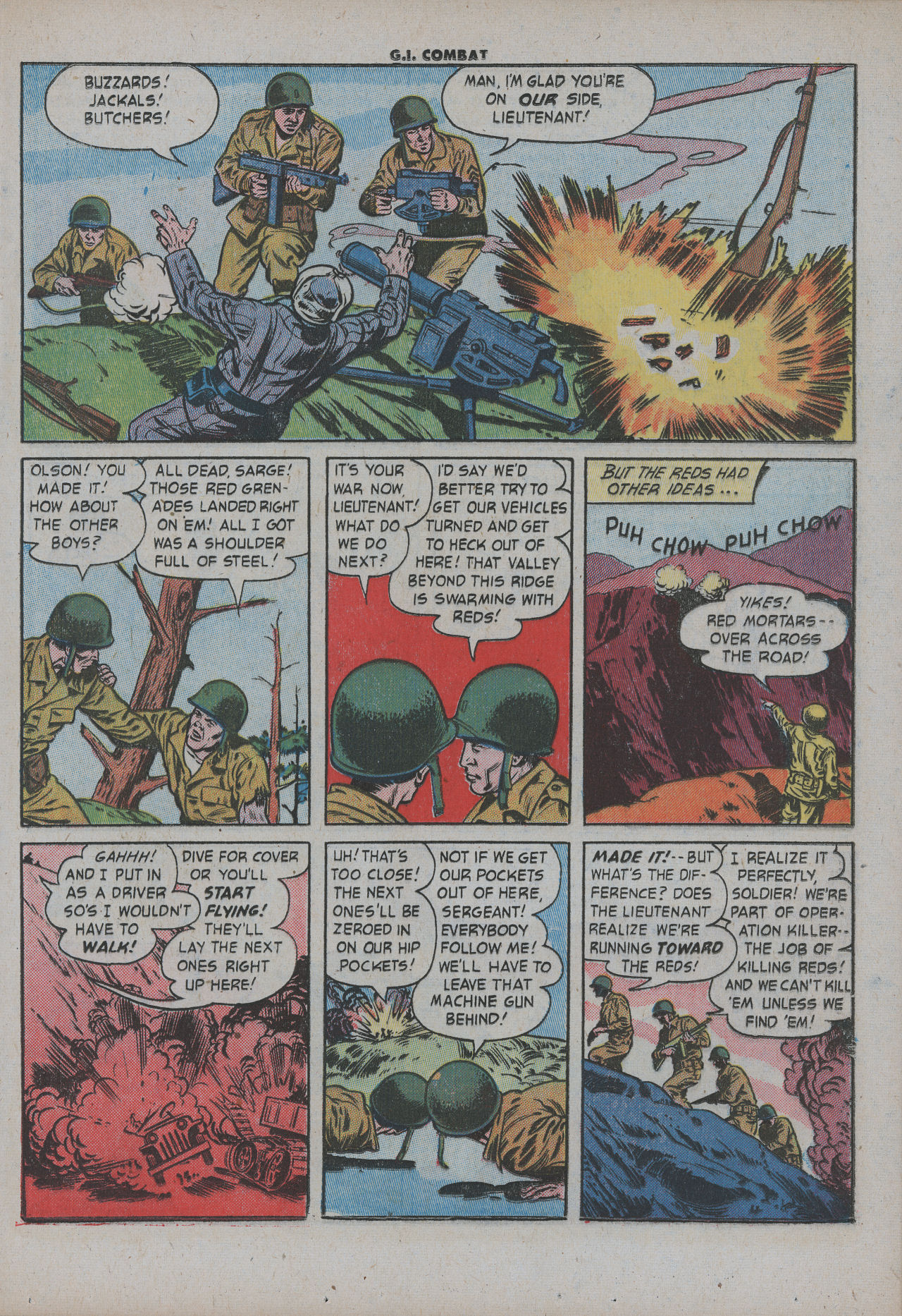 Read online G.I. Combat (1952) comic -  Issue #32 - 21
