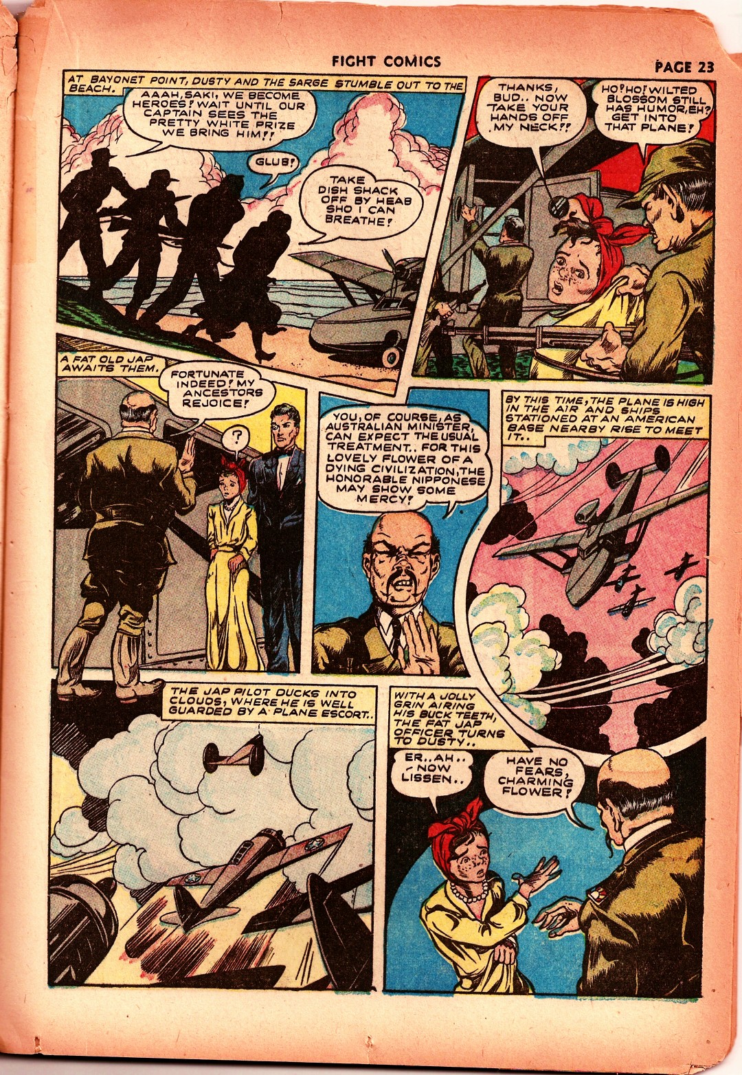 Read online Fight Comics comic -  Issue #23 - 25