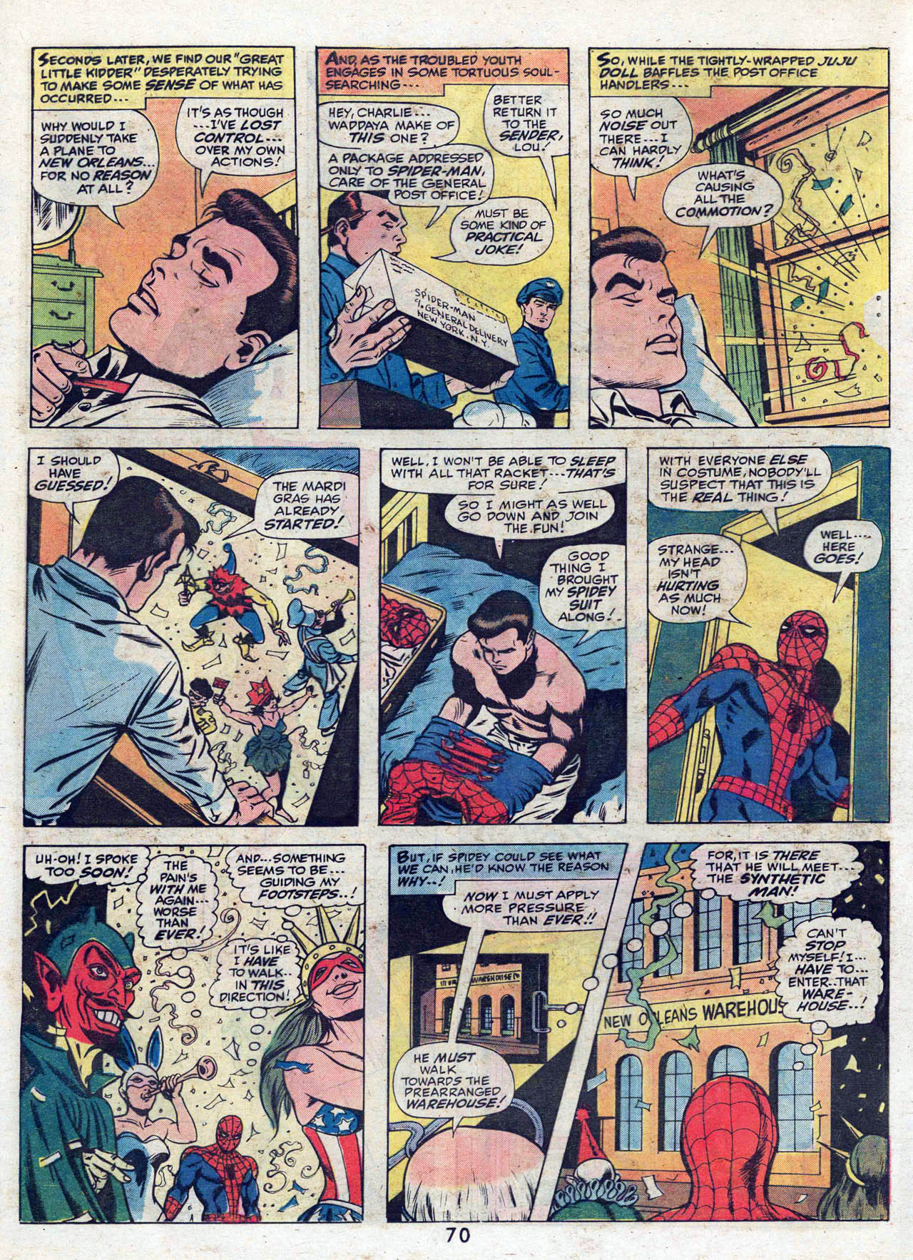 Read online Marvel Treasury Edition comic -  Issue #1 - 70