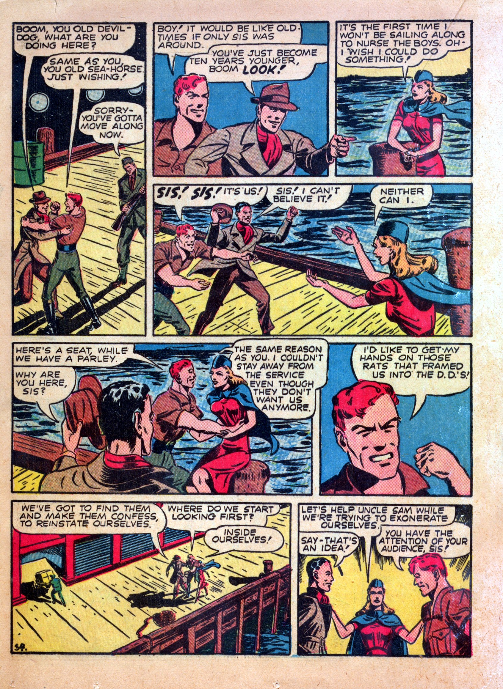 Read online Our Flag Comics comic -  Issue #1 - 36
