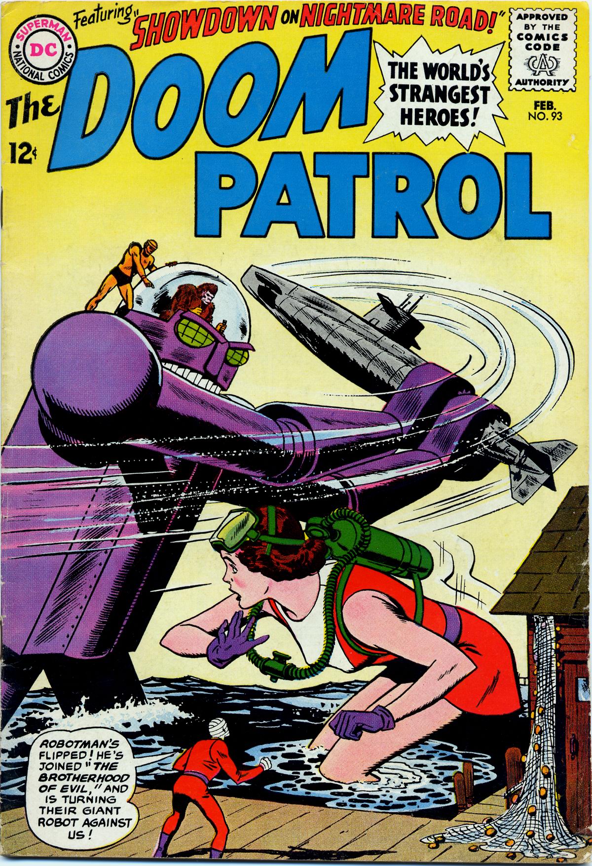 Read online Doom Patrol (1964) comic -  Issue #93 - 1