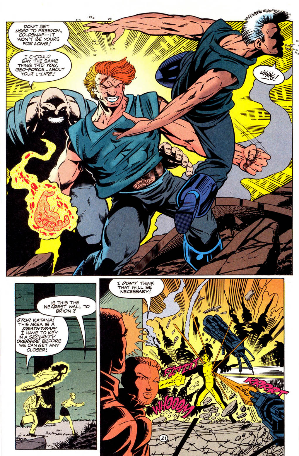 Read online Outsiders (1993) comic -  Issue #9 - 22