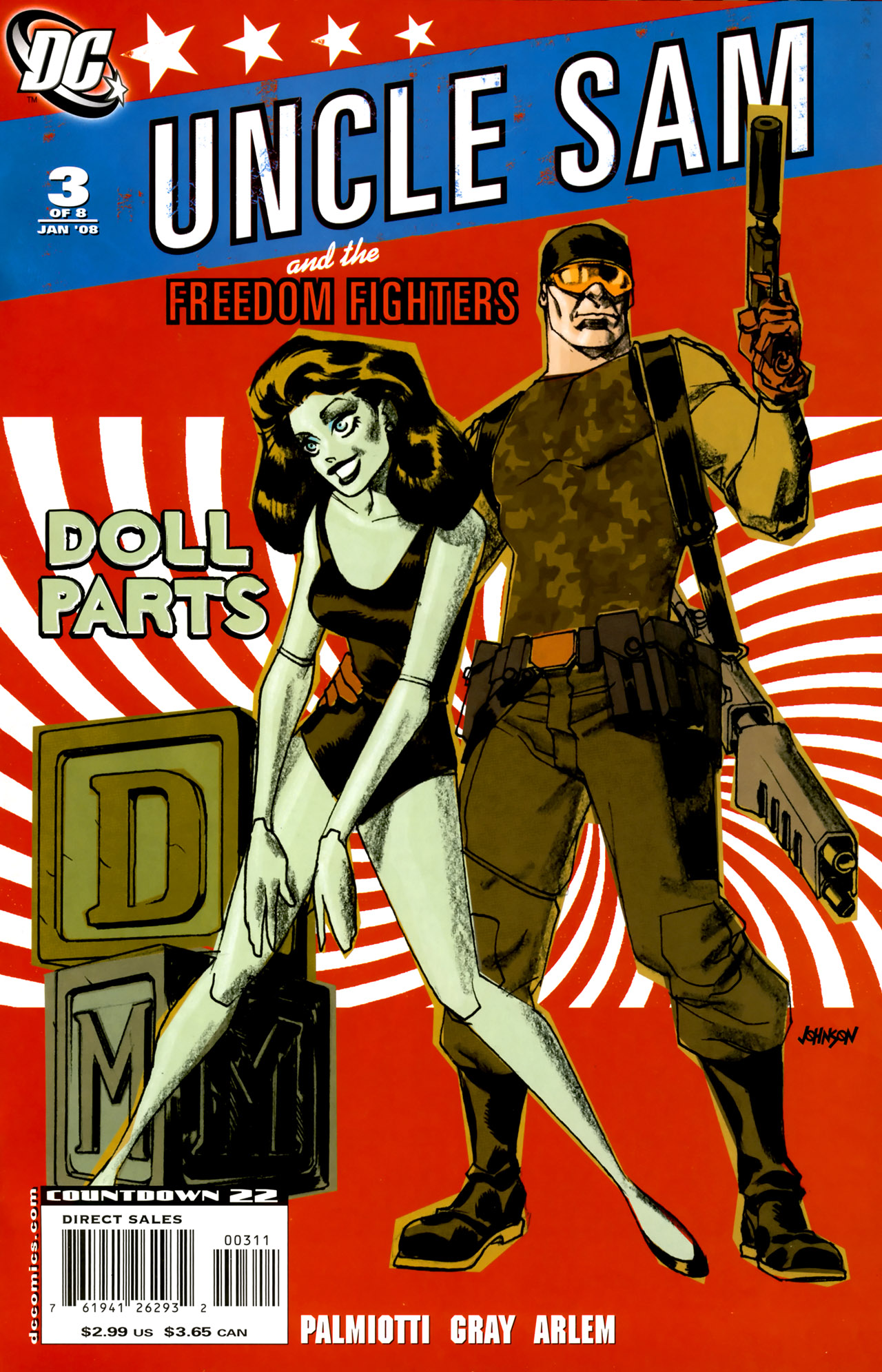 Read online Uncle Sam and the Freedom Fighters (2007) comic -  Issue #3 - 1
