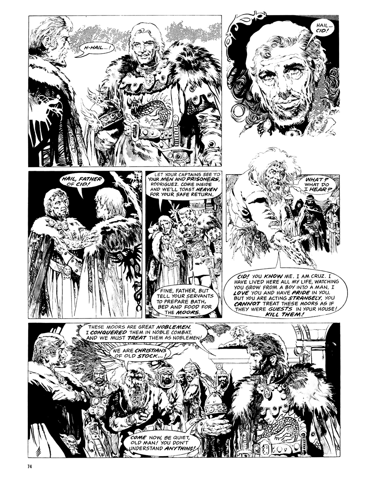 Read online Eerie Presents El Cid comic -  Issue # TPB - 74