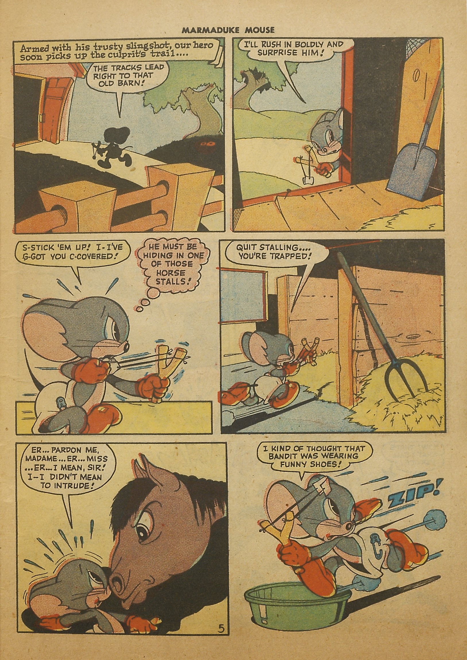 Read online Marmaduke Mouse comic -  Issue #4 - 7