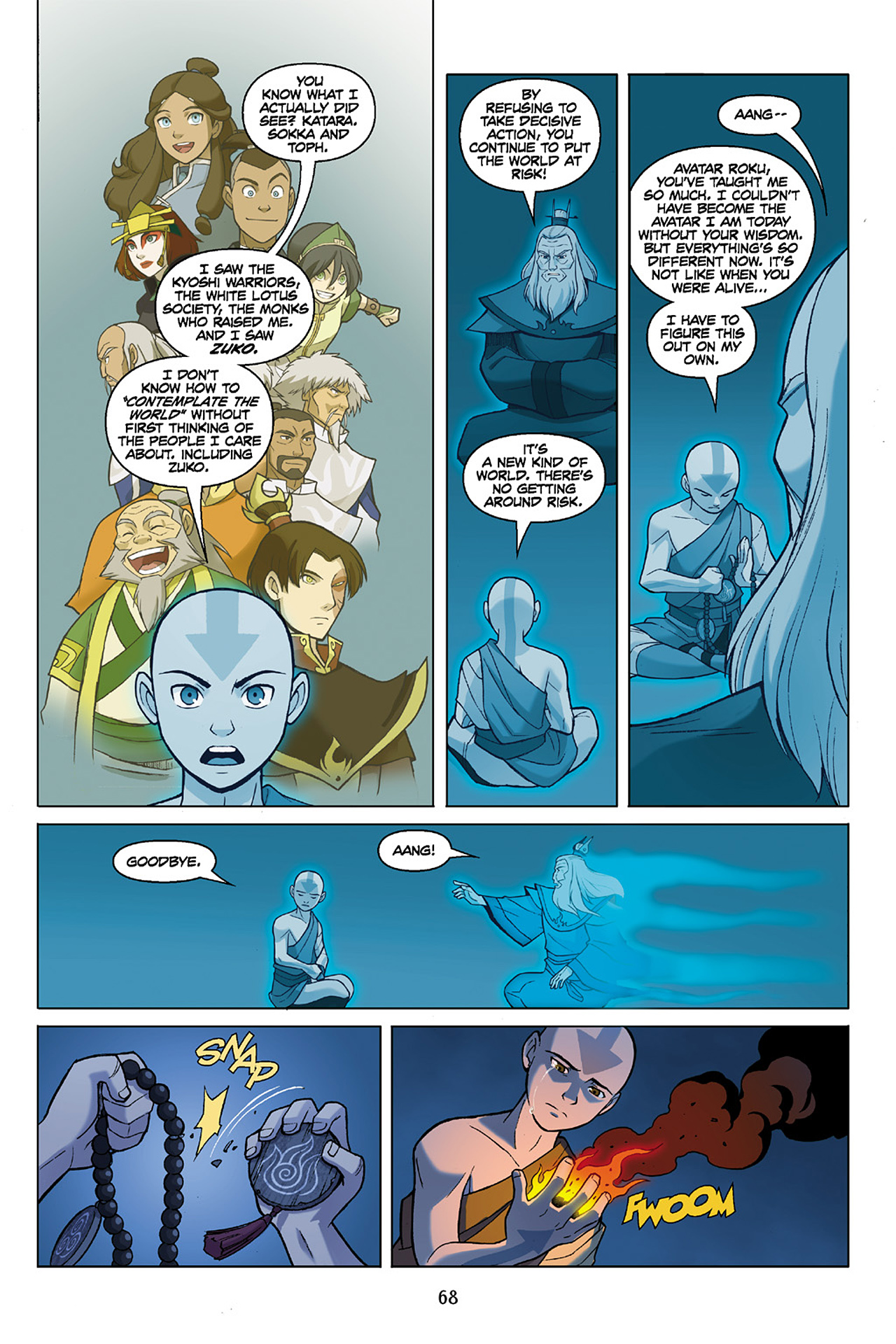 Read online Nickelodeon Avatar: The Last Airbender - The Promise comic -  Issue # Part 3 - 68