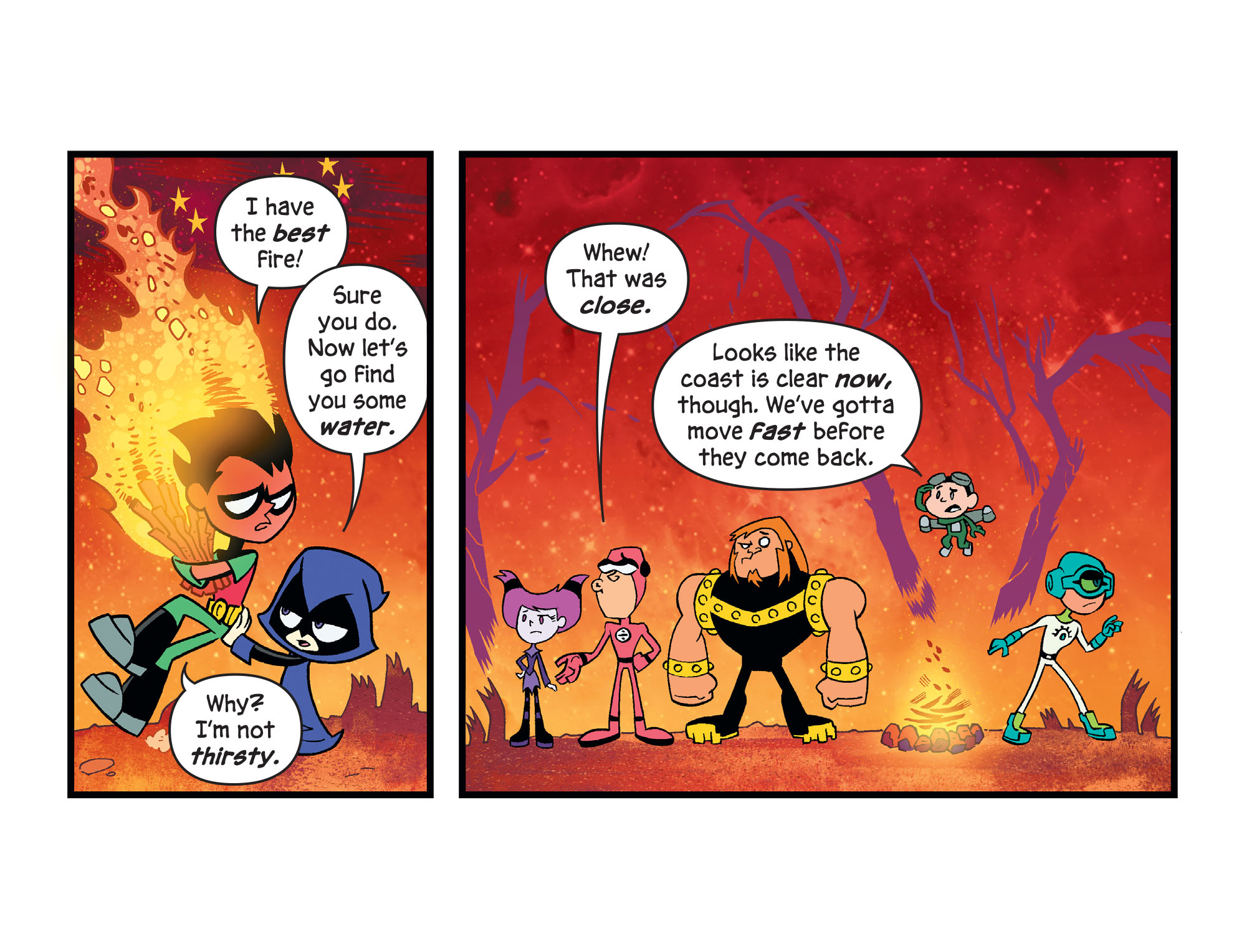 Read online Teen Titans Go! To Camp comic -  Issue #9 - 11
