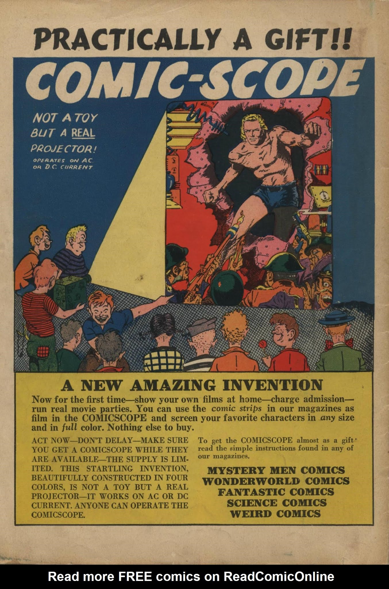 Read online Mystery Men Comics comic -  Issue #9 - 68