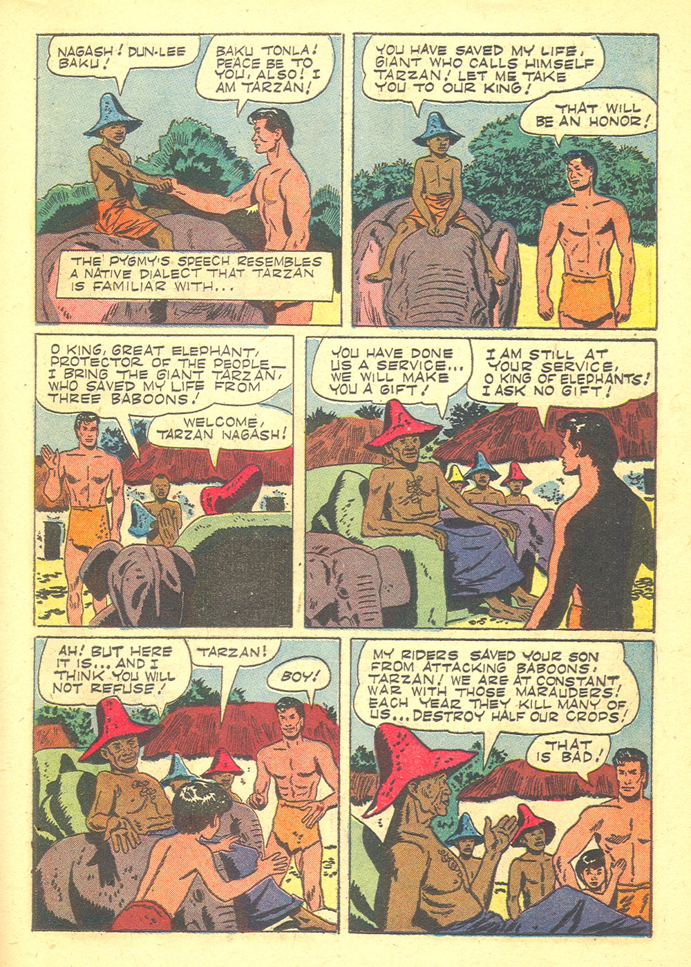 Read online Tarzan (1948) comic -  Issue #70 - 23