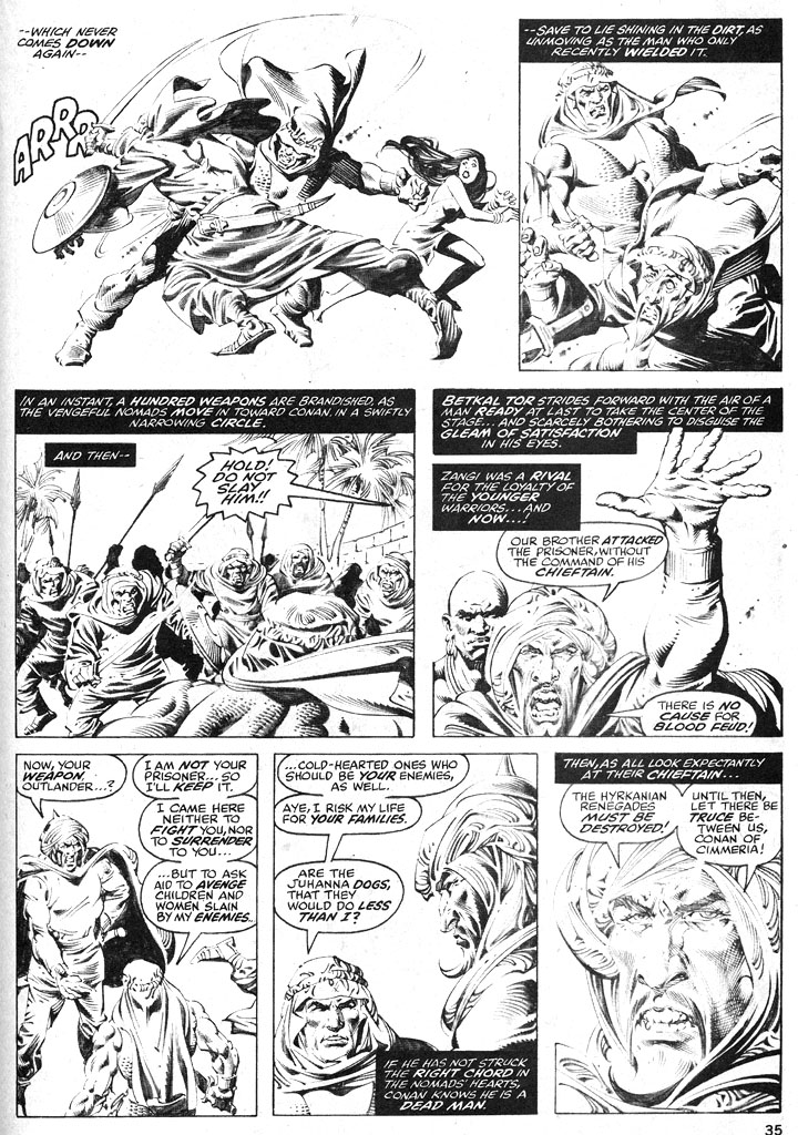 The Savage Sword Of Conan issue 37 - Page 35