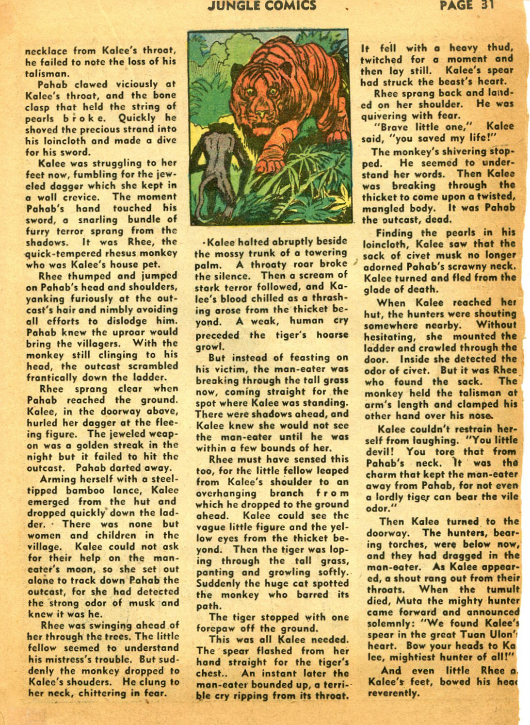 Read online Jungle Comics comic -  Issue #35 - 33