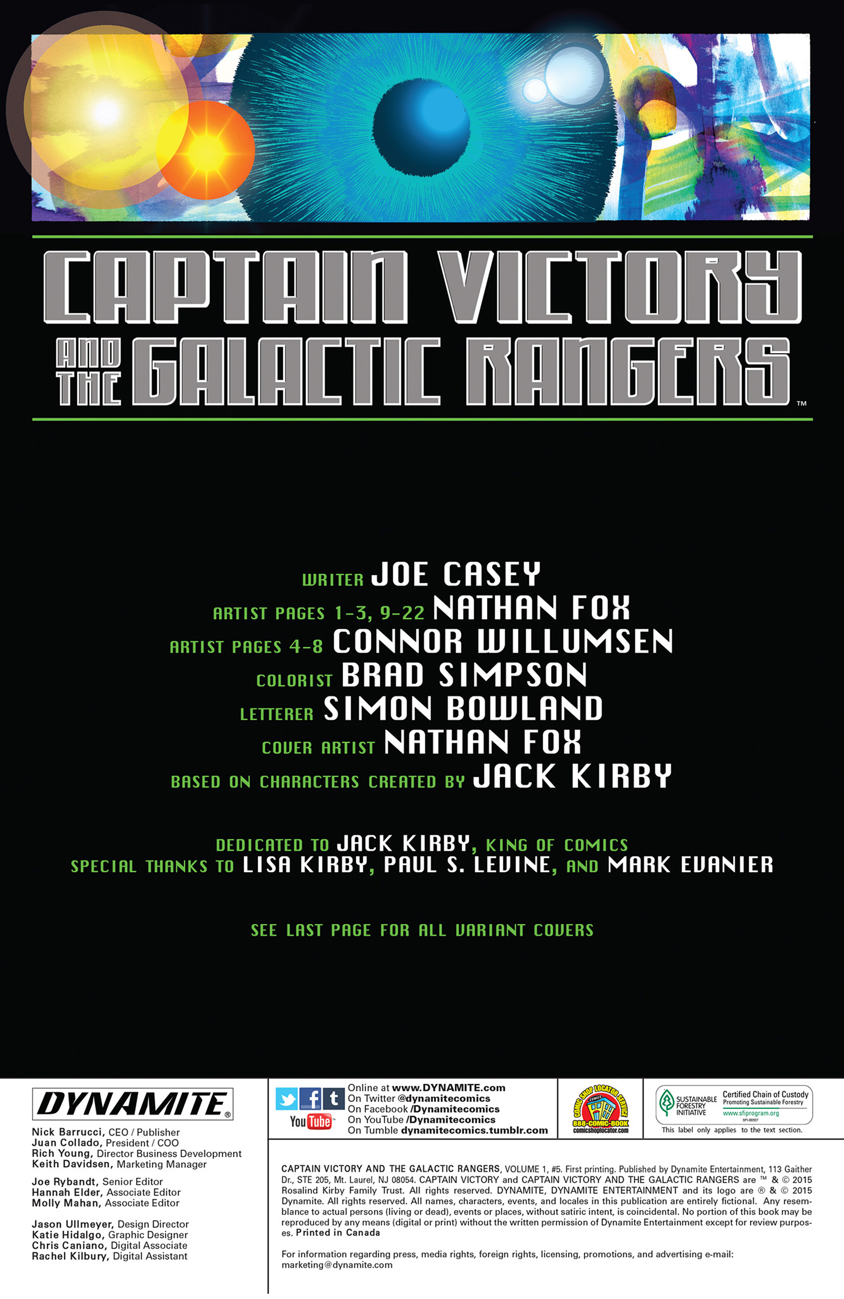 Read online Captain Victory and the Galactic Rangers (2014) comic -  Issue #5 - 2