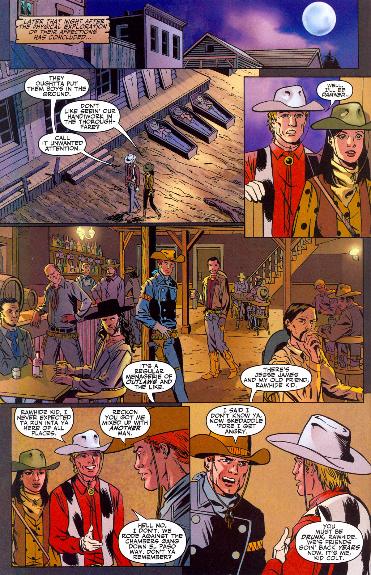 Read online Marvel Westerns: Outlaw Files comic -  Issue #Marvel Westerns Kid Colt and the Arizona Girl - 12