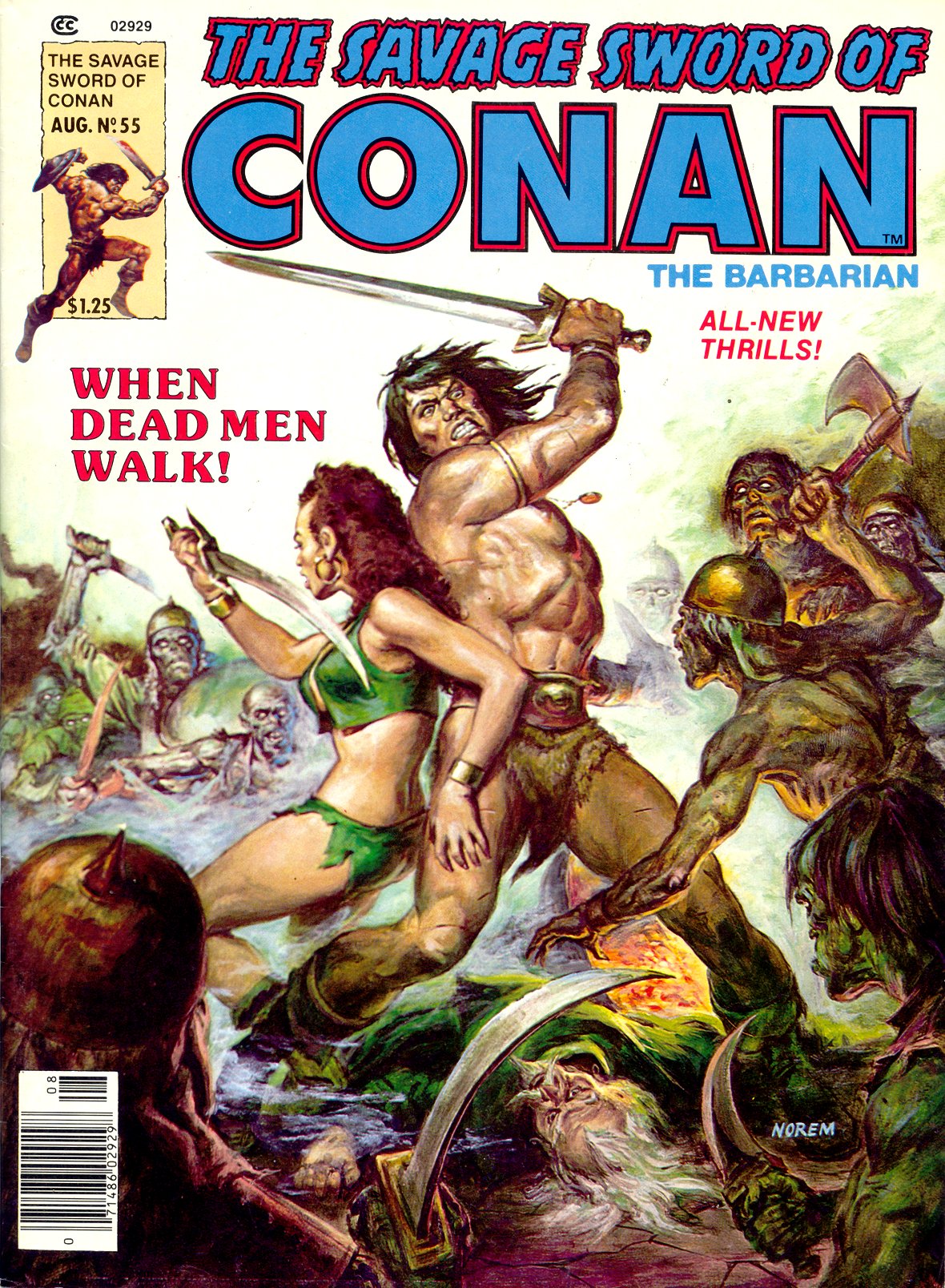 Read online The Savage Sword Of Conan comic -  Issue #55 - 1