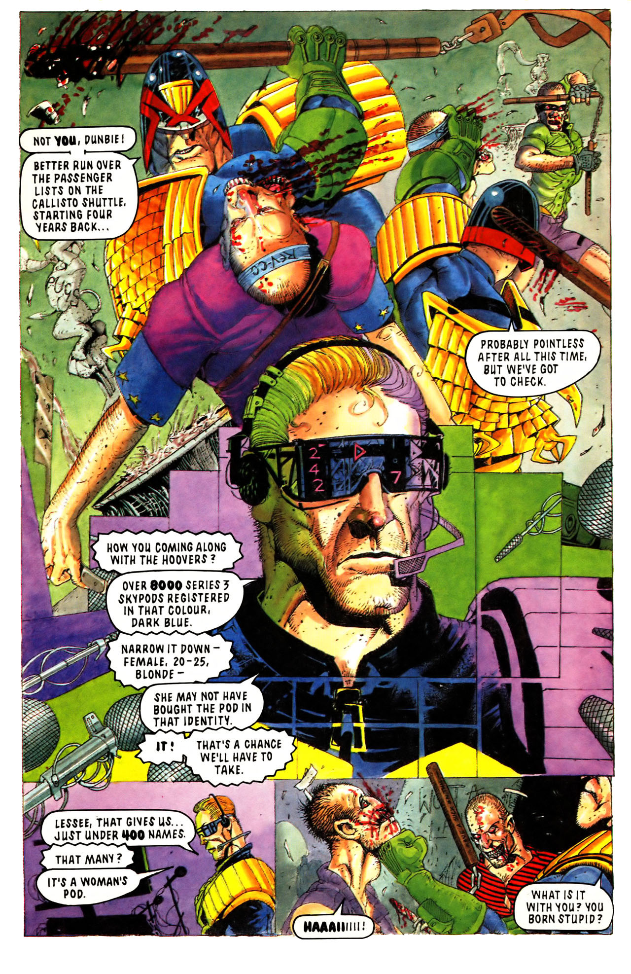 Read online Judge Dredd: The Megazine comic -  Issue #8 - 9
