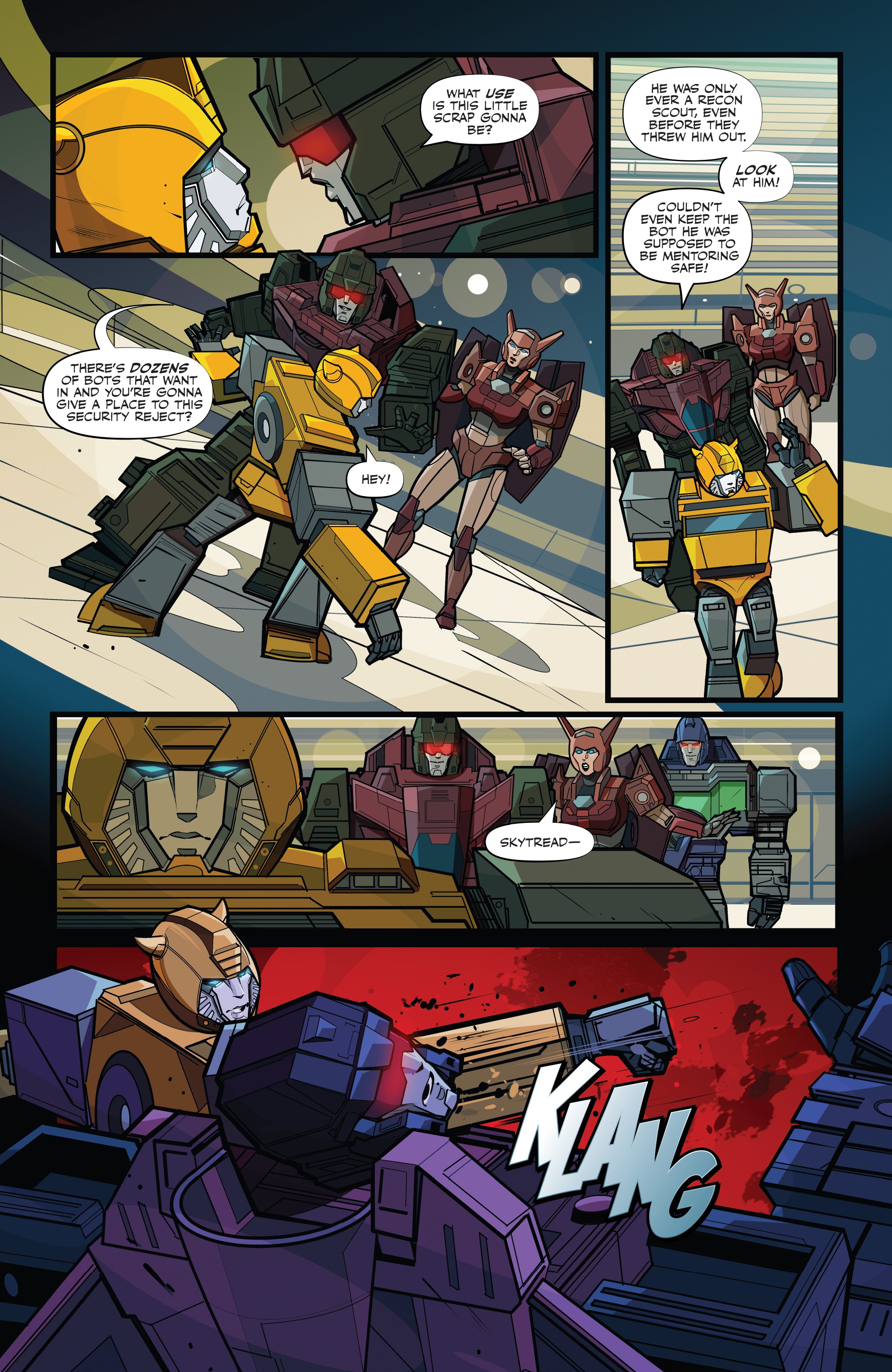 Read online Transformers (2019) comic -  Issue #7 - 17