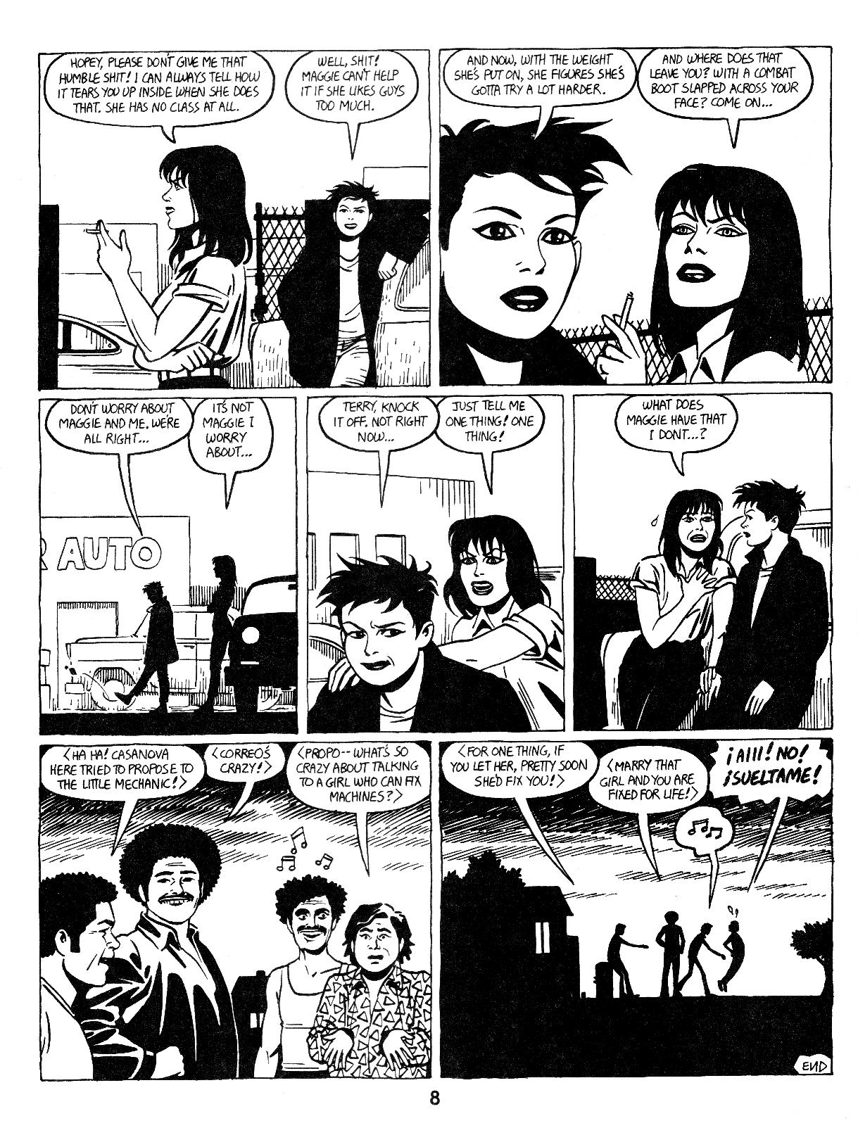 Read online Love and Rockets (1982) comic -  Issue #15 - 10