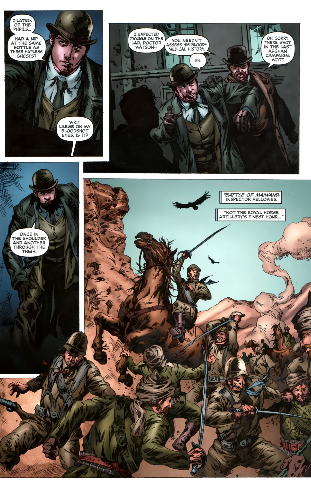 Read online Sherlock Holmes: Year One comic -  Issue #1 - 8