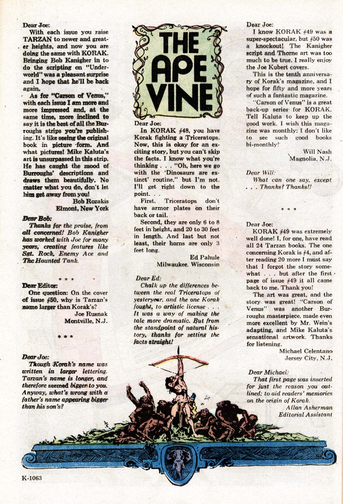 Read online Korak, Son of Tarzan (1972) comic -  Issue #51 - 23