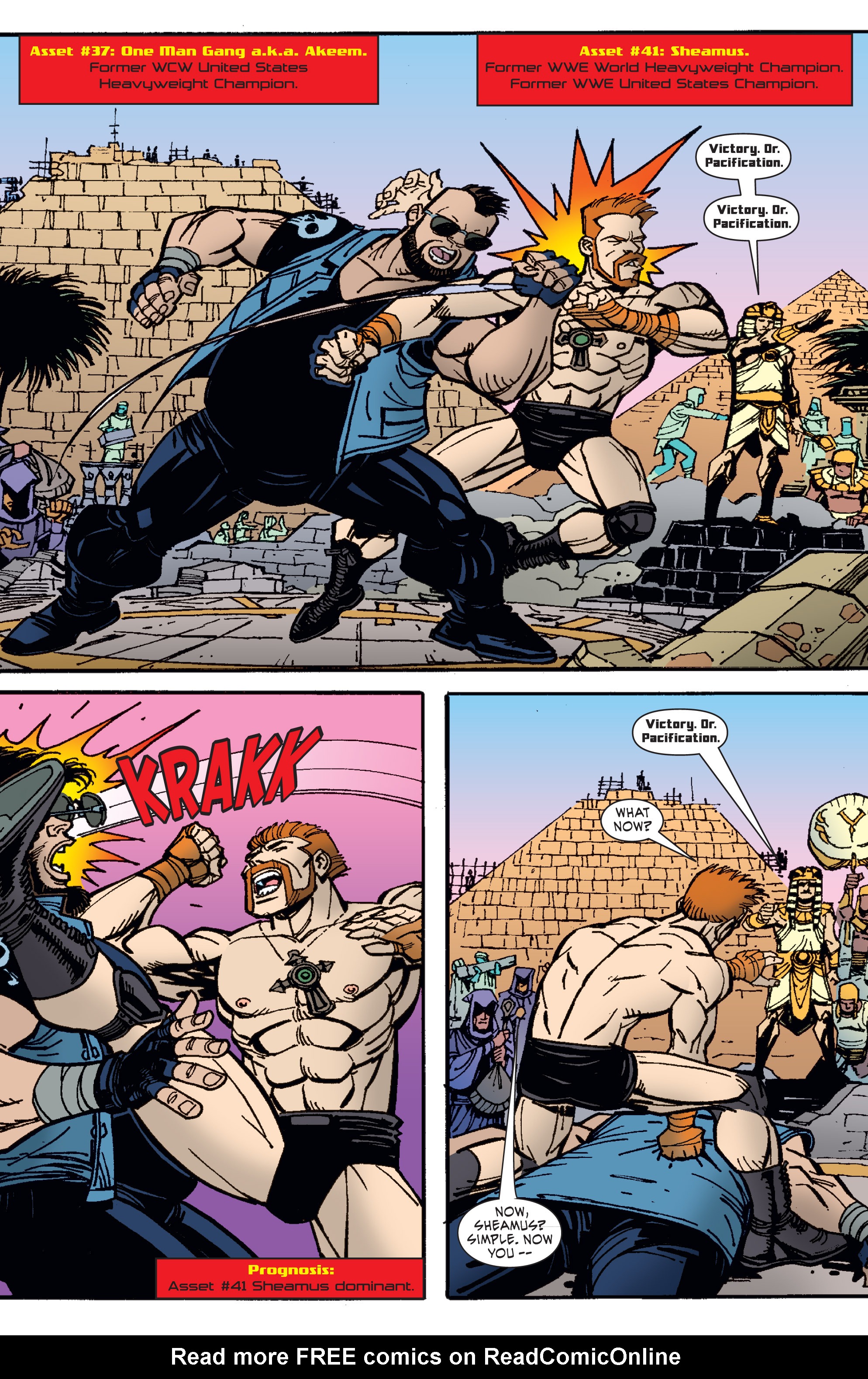 Read online WWE Superstars comic -  Issue #10 - 12