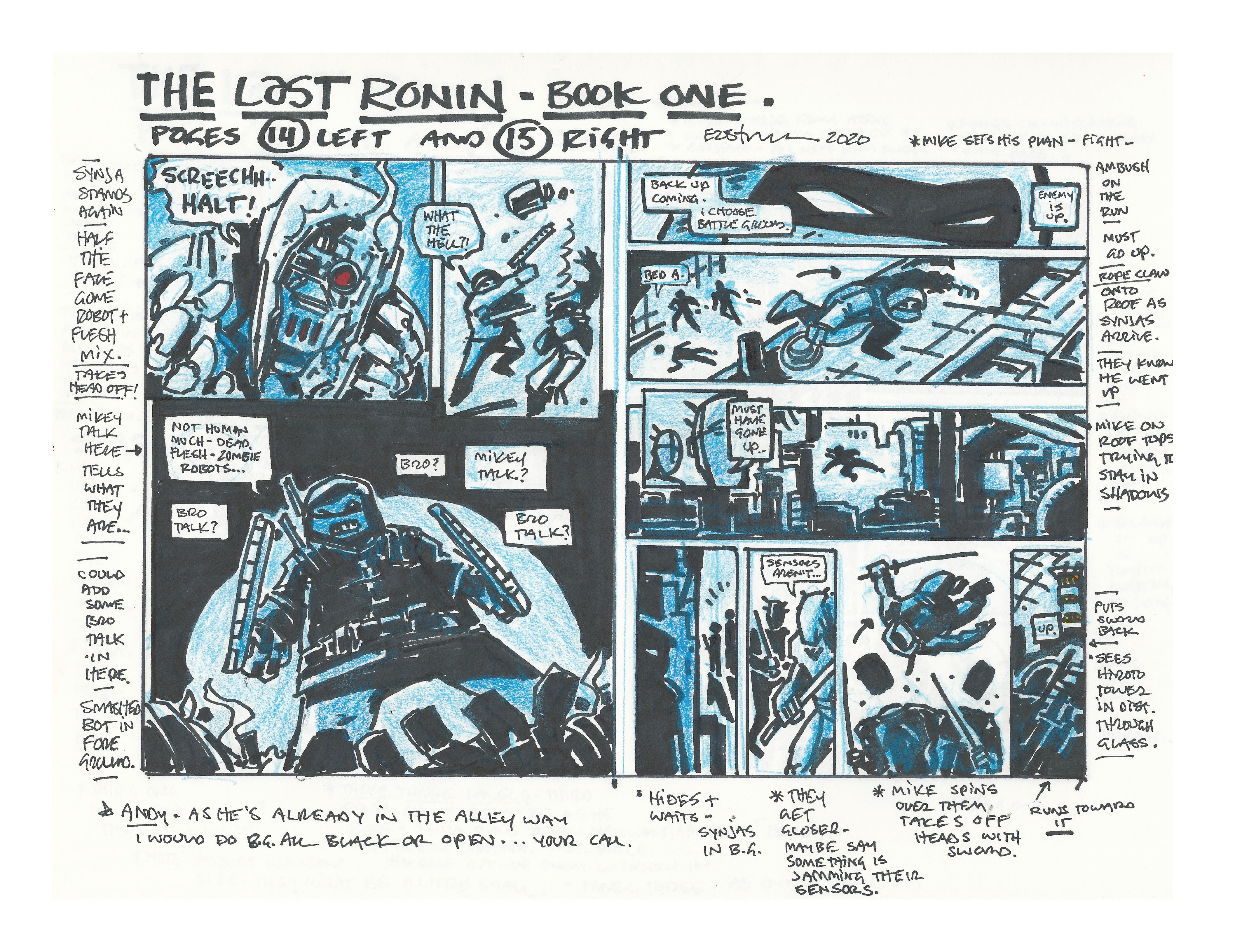 Read online Teenage Mutant Ninja Turtles: The Last Ronin comic -  Issue # _Director's Cut - 51