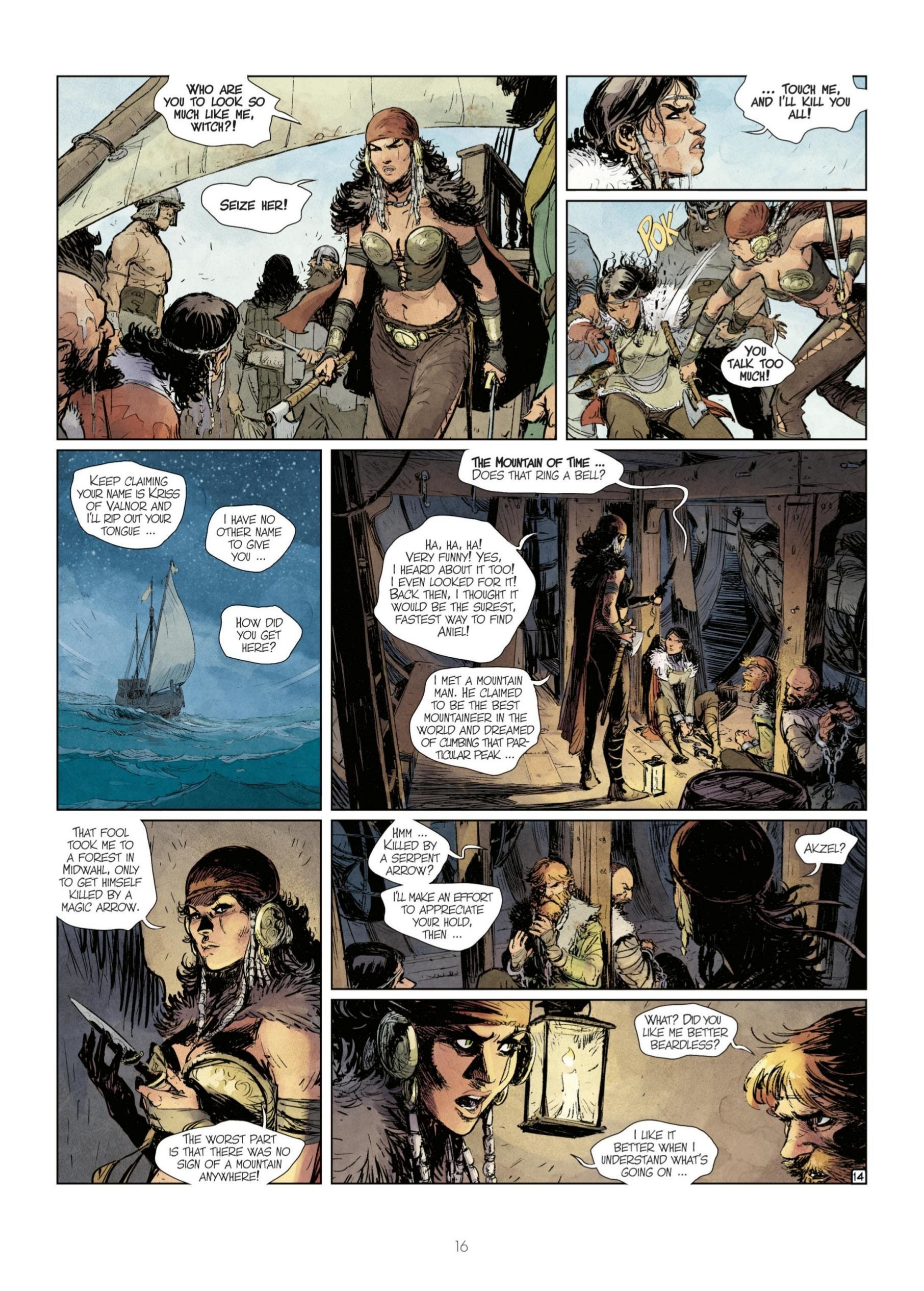 Read online Kriss of Valnor: The Mountain of Time comic -  Issue # Full - 18