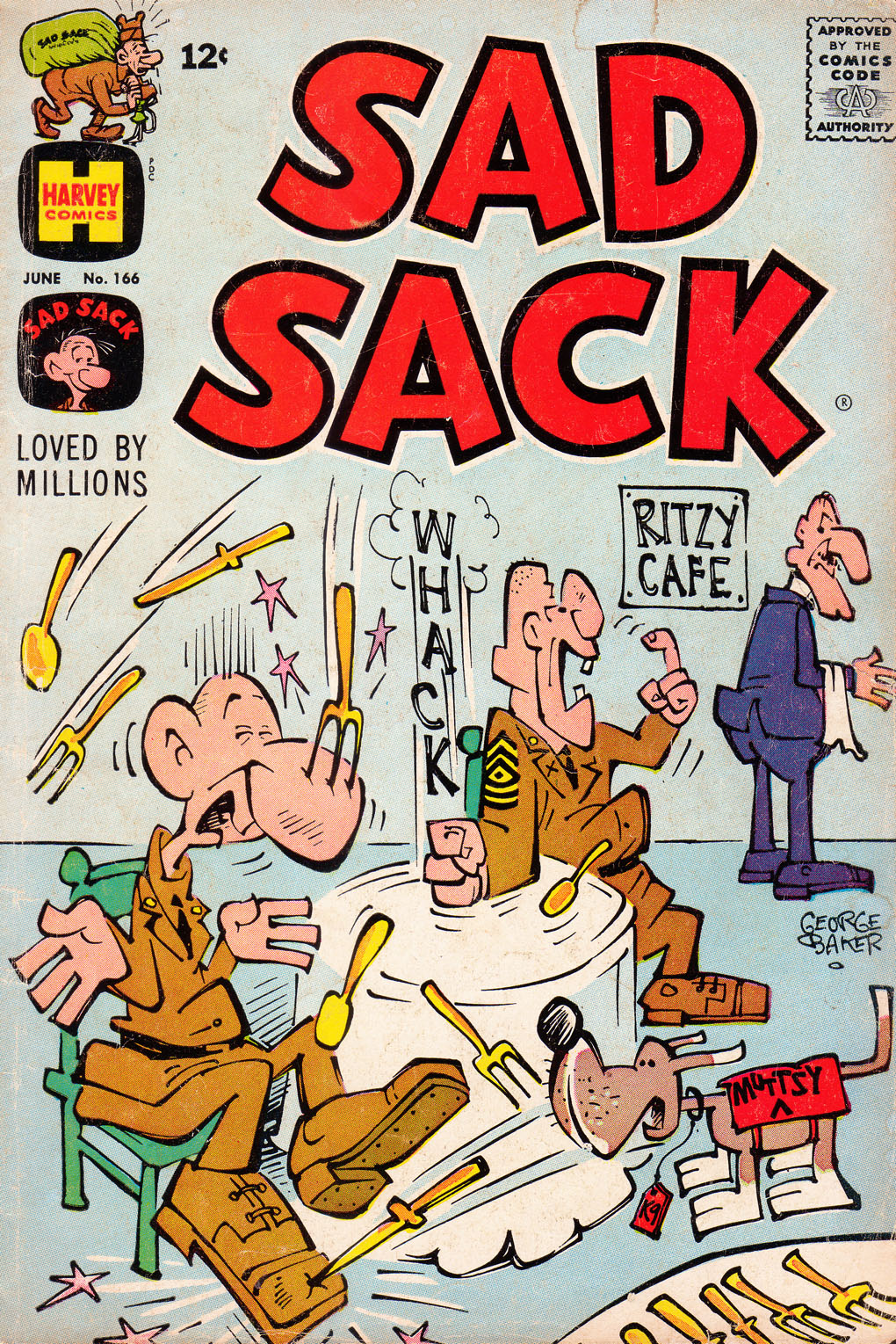 Read online Sad Sack comic -  Issue #166 - 1
