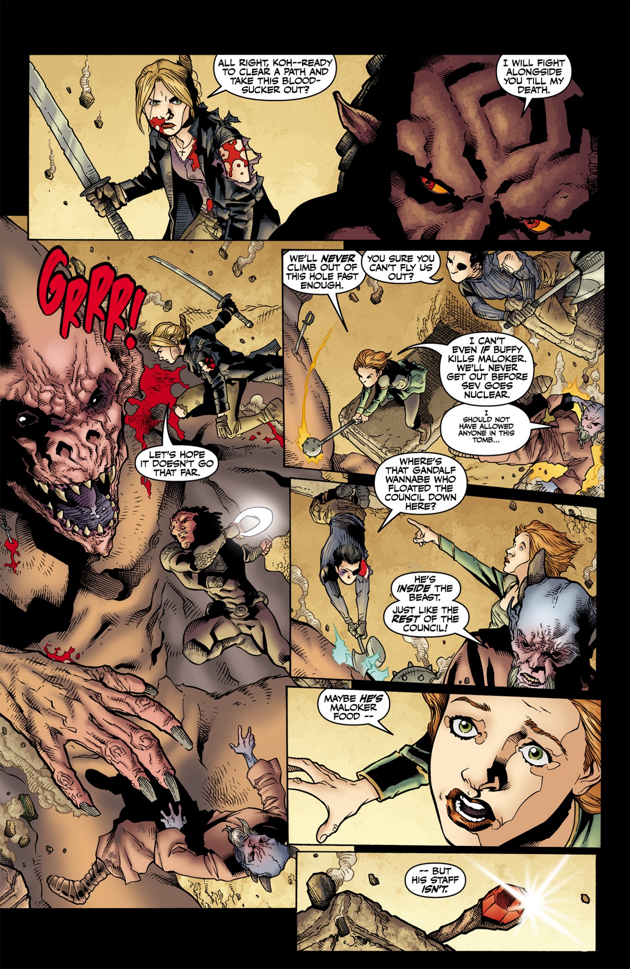 Read online Buffy the Vampire Slayer Season Nine comic -  Issue #25 - 7