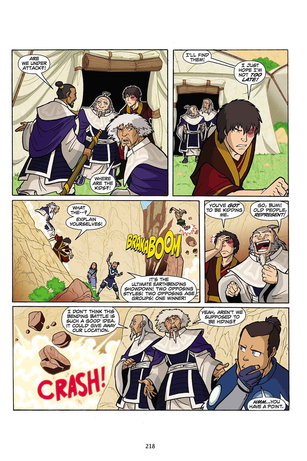 Nickelodeon Avatar: The Last Airbender - The Lost Adventures issue Full - Page 219