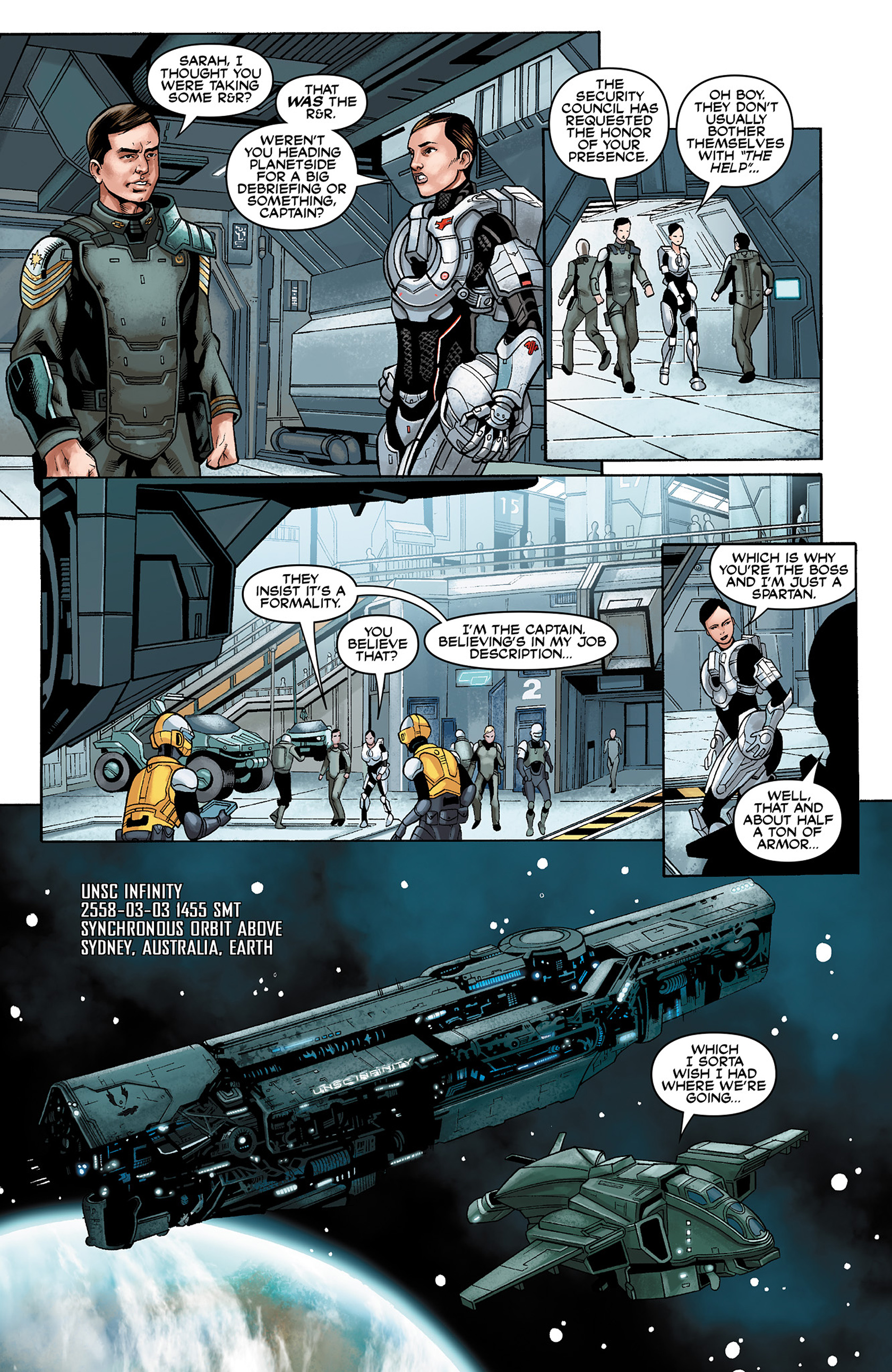 Read online Halo: Escalation comic -  Issue #1 - 7