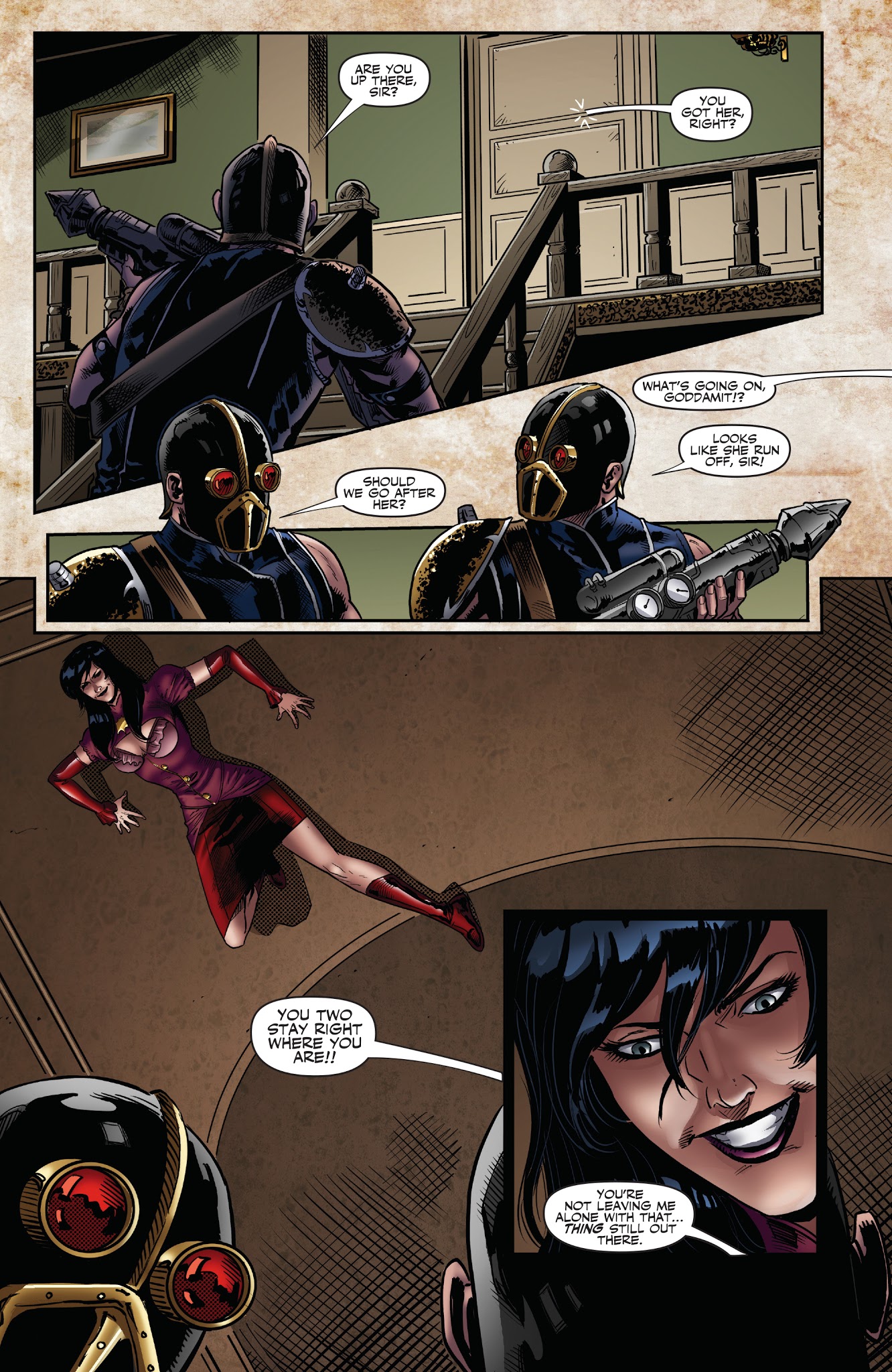 Read online Legenderry: Vampirella comic -  Issue # _TPB - 21