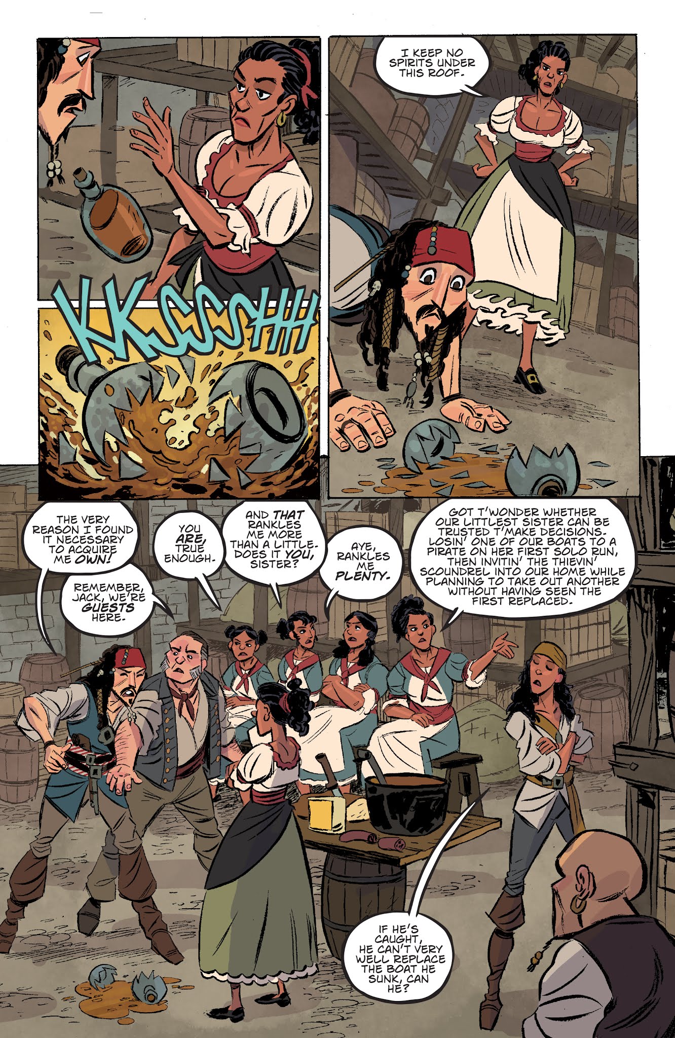 Read online Disney Pirates of the Caribbean comic -  Issue #2 - 5