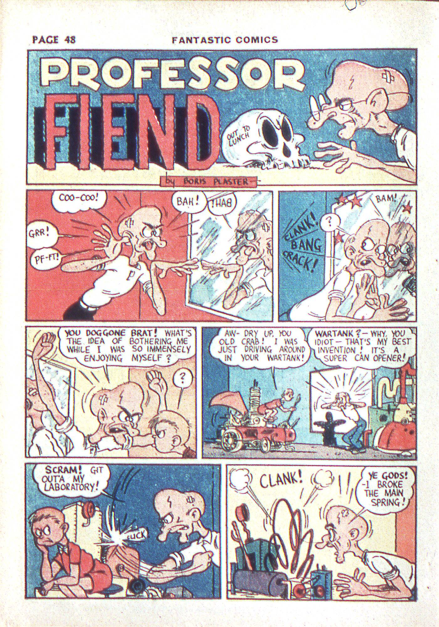 Read online Fantastic Comics comic -  Issue #3 - 50