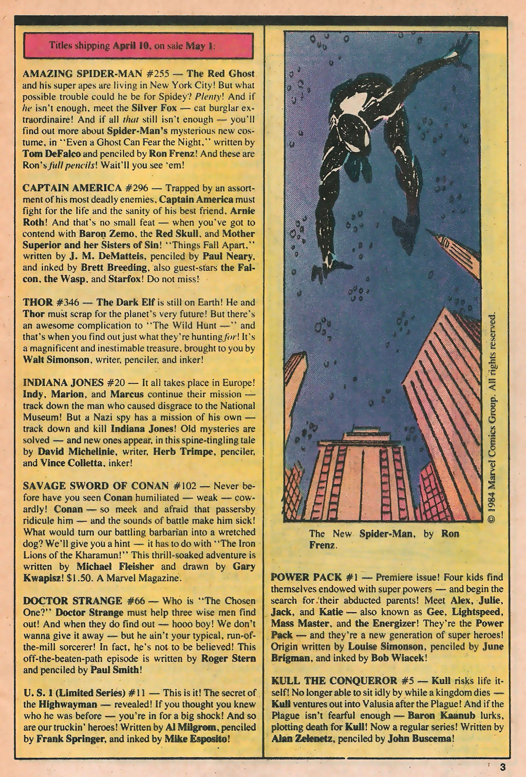 Marvel Age issue 14 - Page 5