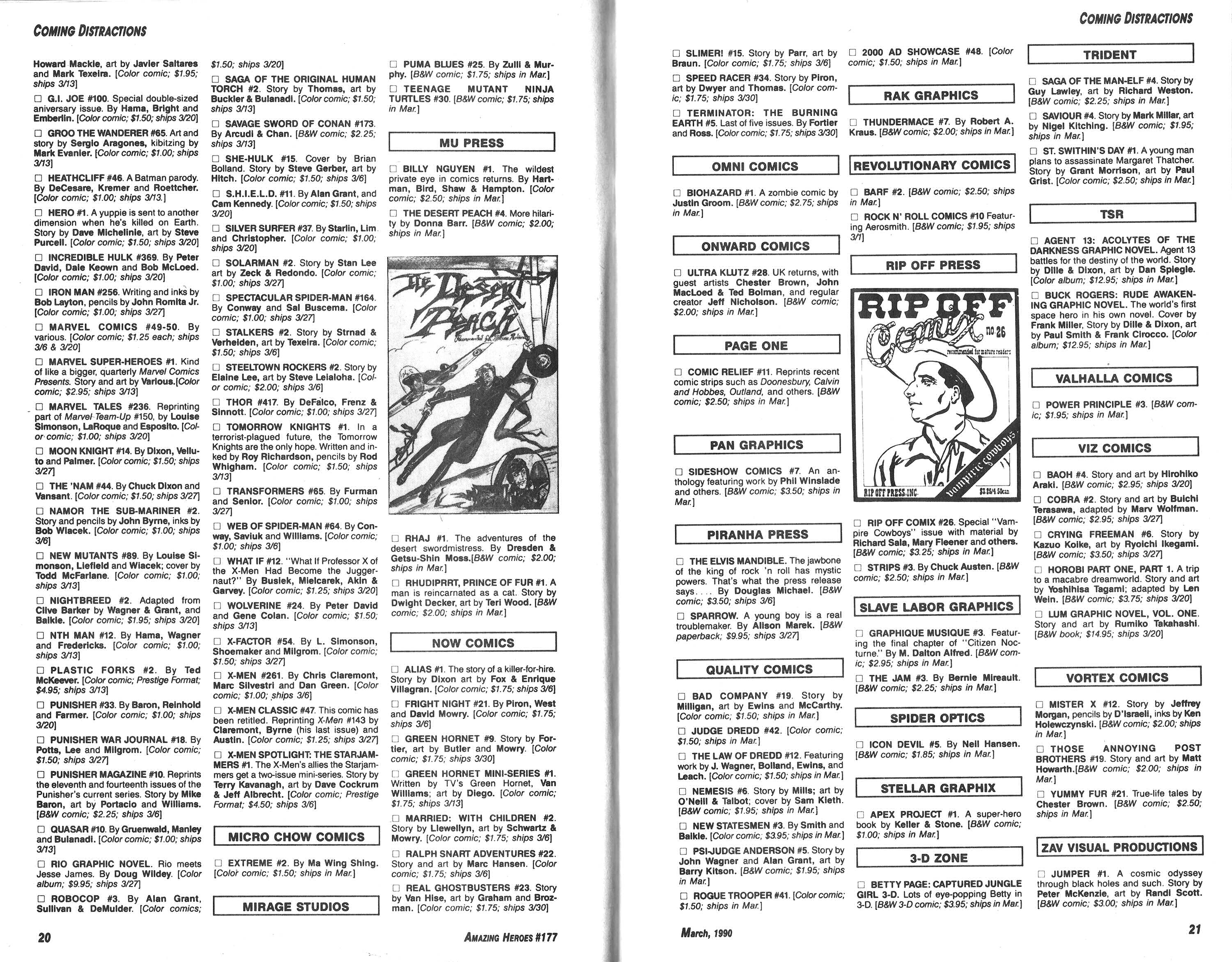 Read online Amazing Heroes comic -  Issue #177 - 11