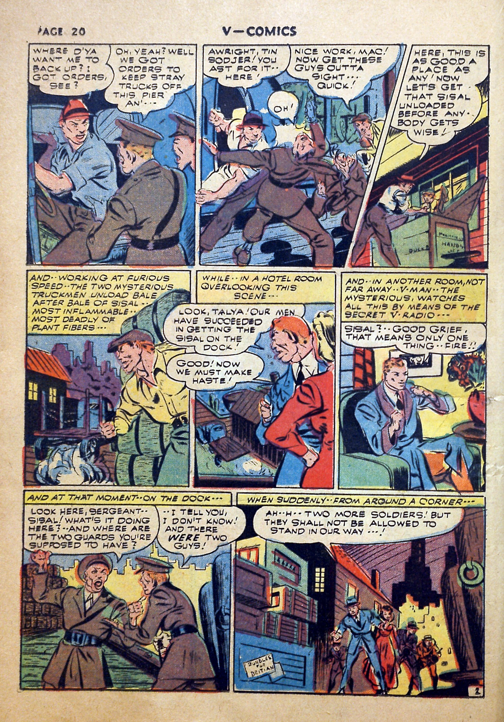 Read online V...- Comics comic -  Issue #2 - 21