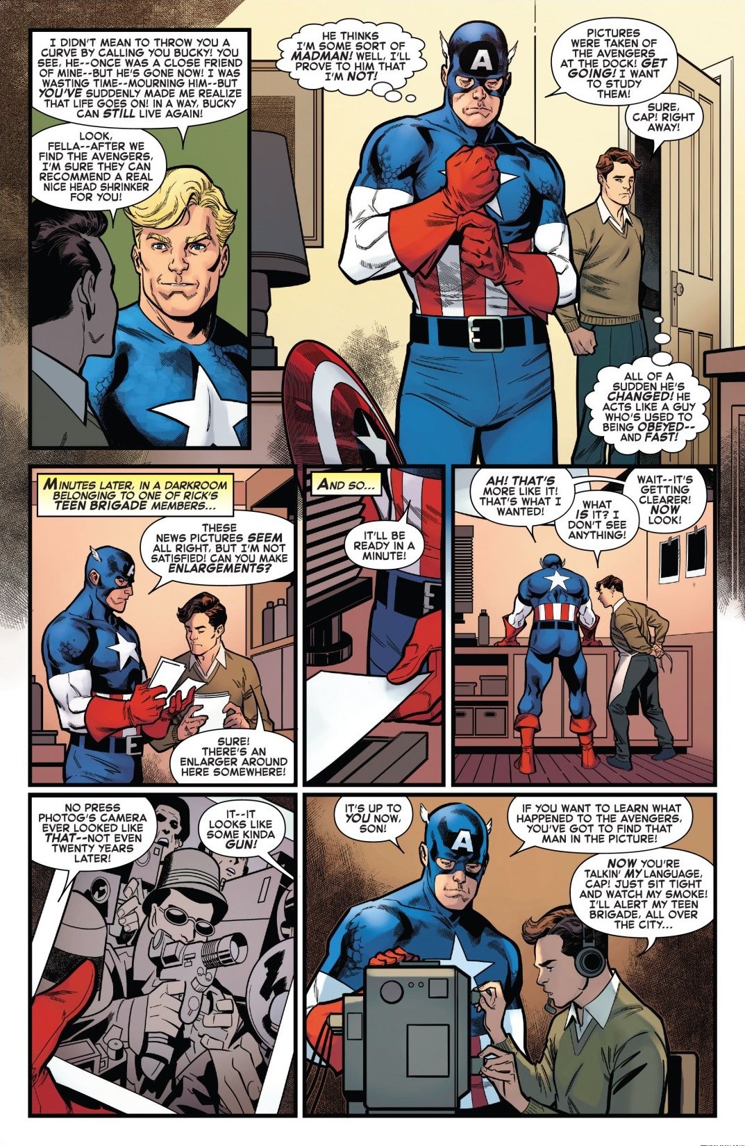 Read online Captain America Anniversary Tribute comic -  Issue # Full - 36