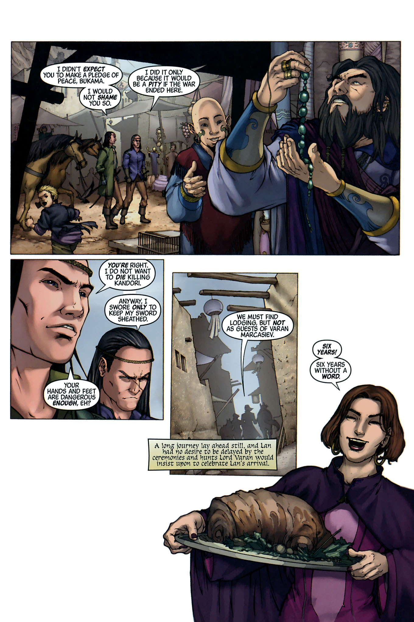 Read online Robert Jordan's The Wheel of Time: New Spring comic -  Issue #6 - 5