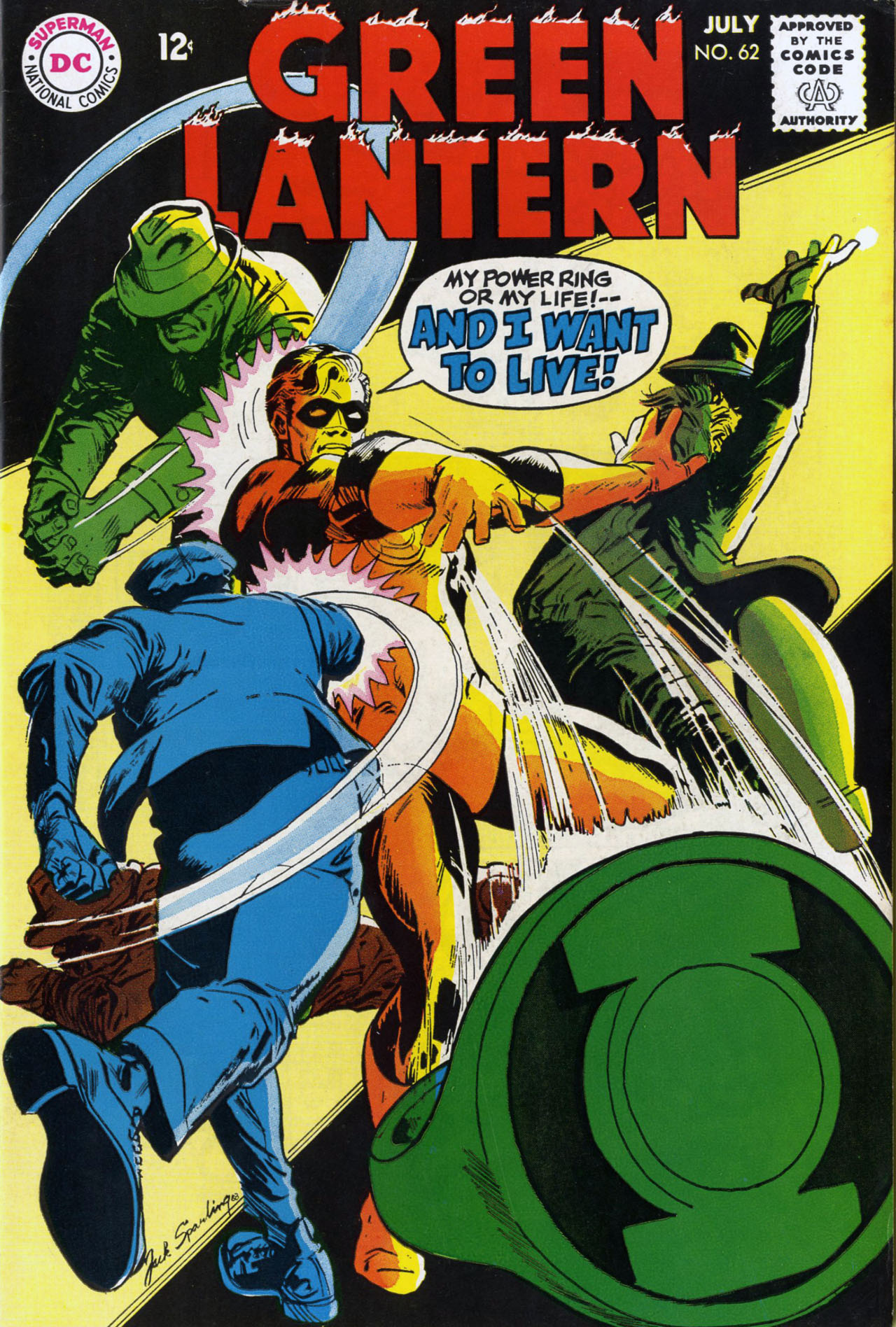 Read online Green Lantern (1960) comic -  Issue #62 - 1