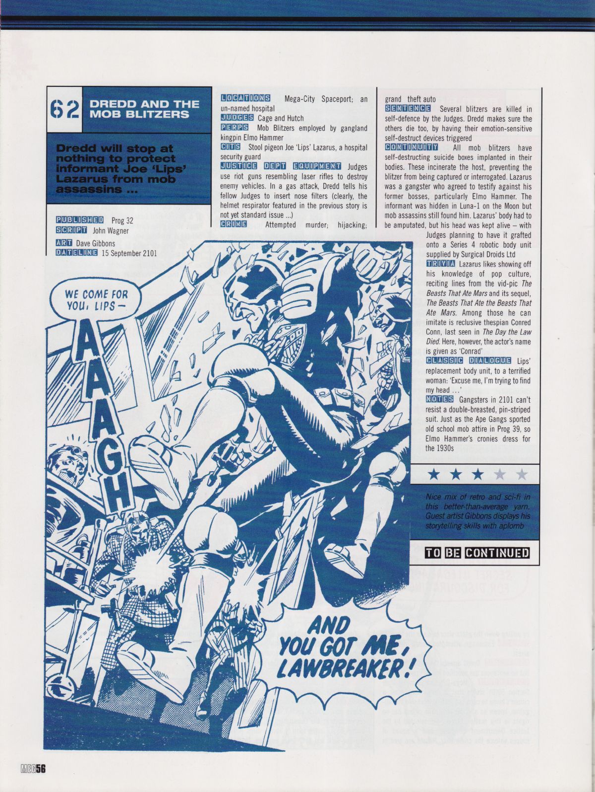 Read online Judge Dredd Megazine (Vol. 5) comic -  Issue #223 - 56