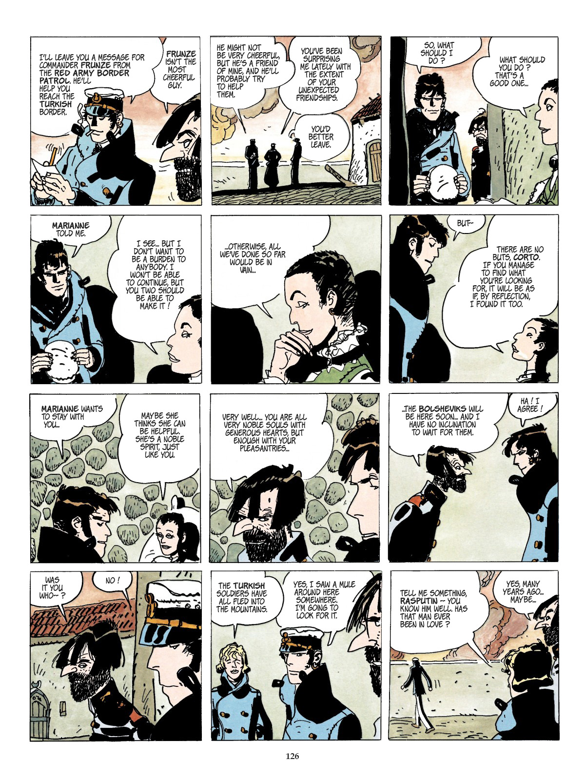 Read online Corto Maltese comic -  Issue # TPB 11 - 129