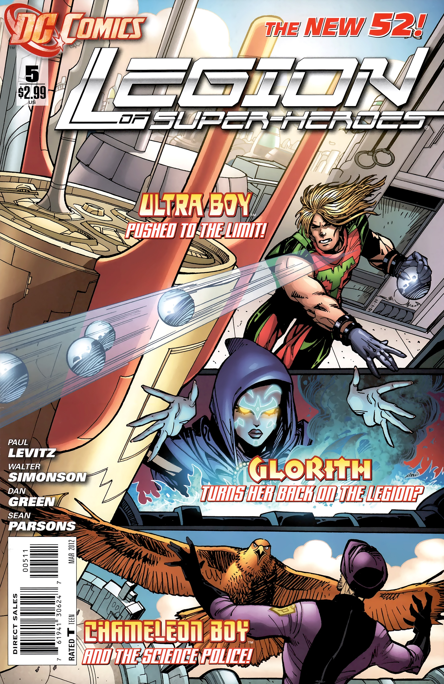 Read online Legion of Super-Heroes (2011) comic -  Issue #5 - 1