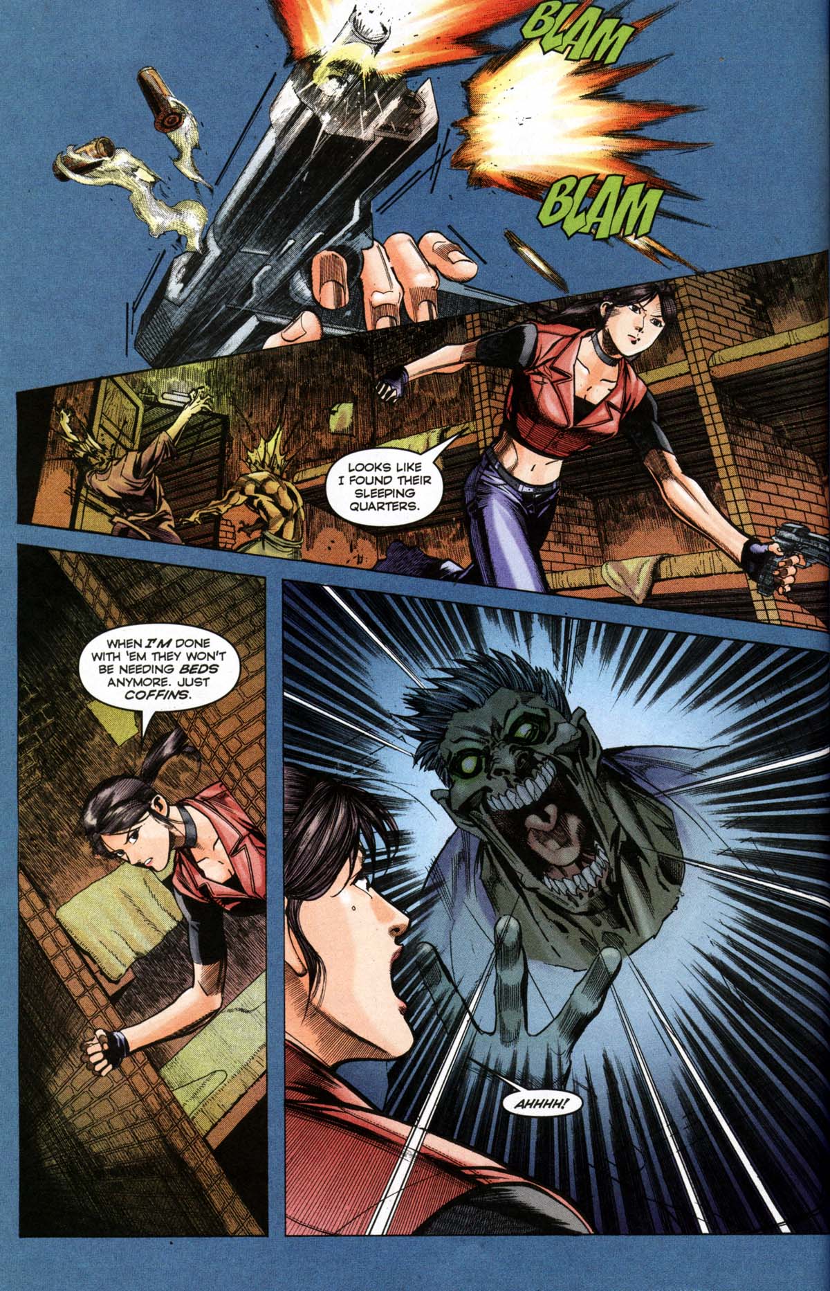 Read online Resident Evil Code: Veronica comic -  Issue #1 - 34