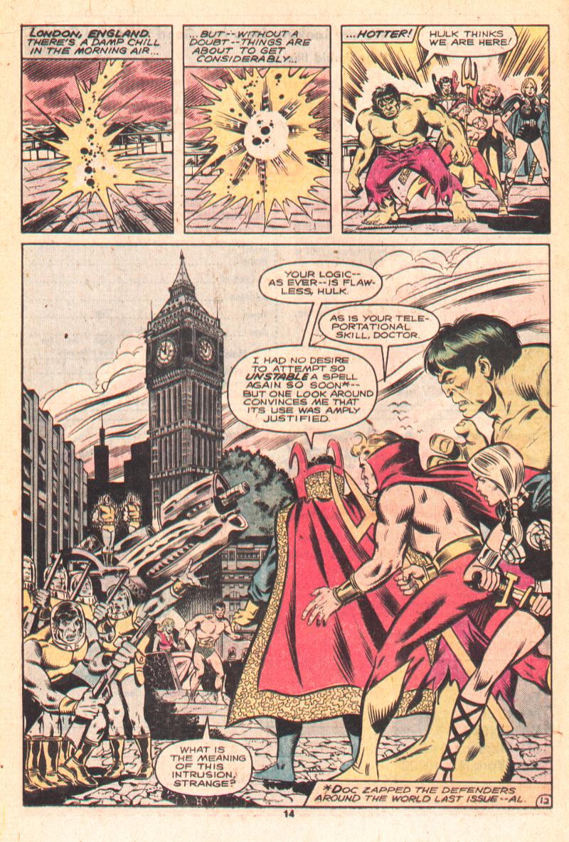 Read online The Defenders (1972) comic -  Issue #93 - 13