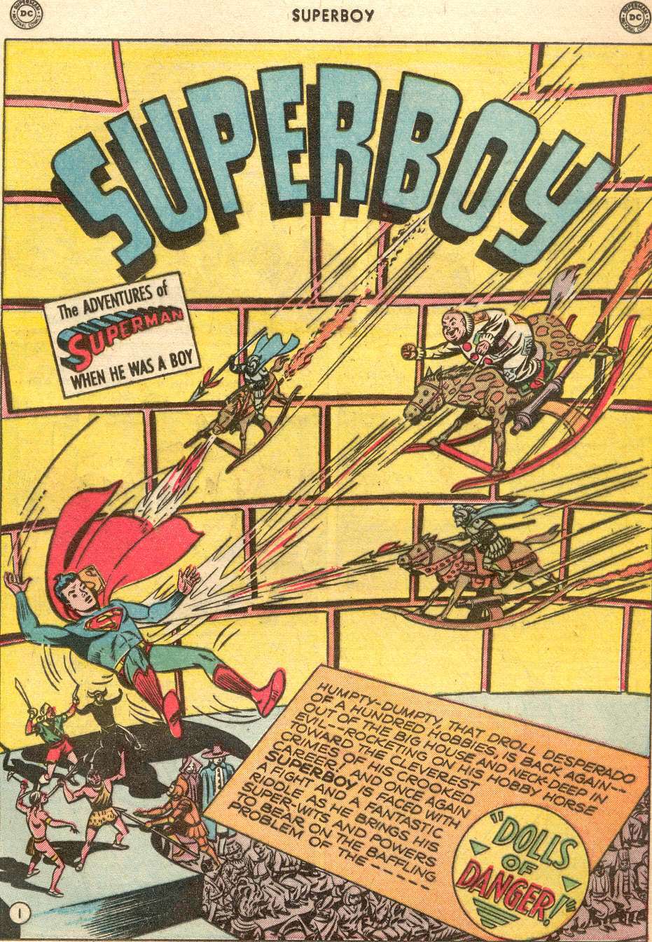 Read online Superboy (1949) comic -  Issue #7 - 14